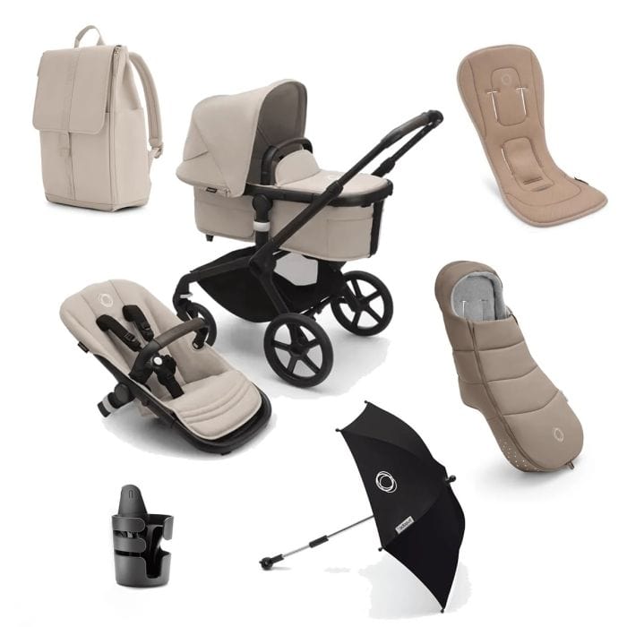 Bugaboo Fox 5 Complete Pushchair Bundle - Desert Taupe Travel Systems 16823-TAU-COM 8717447595069