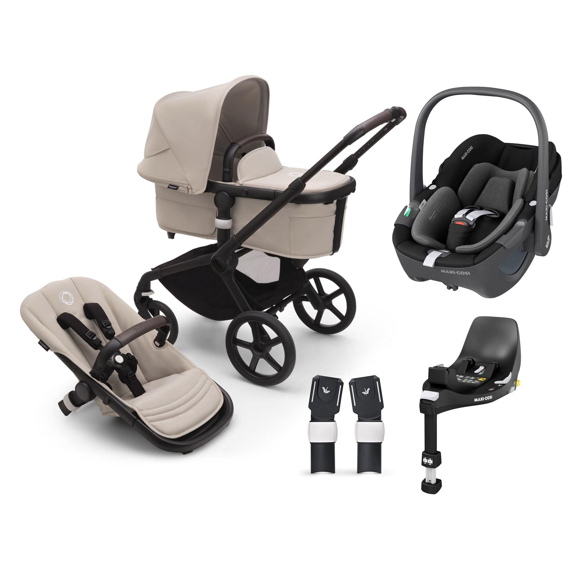 Bugaboo Fox 5 Maxi-Cosi Travel System - Desert Taupe Travel Systems 16821-TAU-PEB 8717447595069