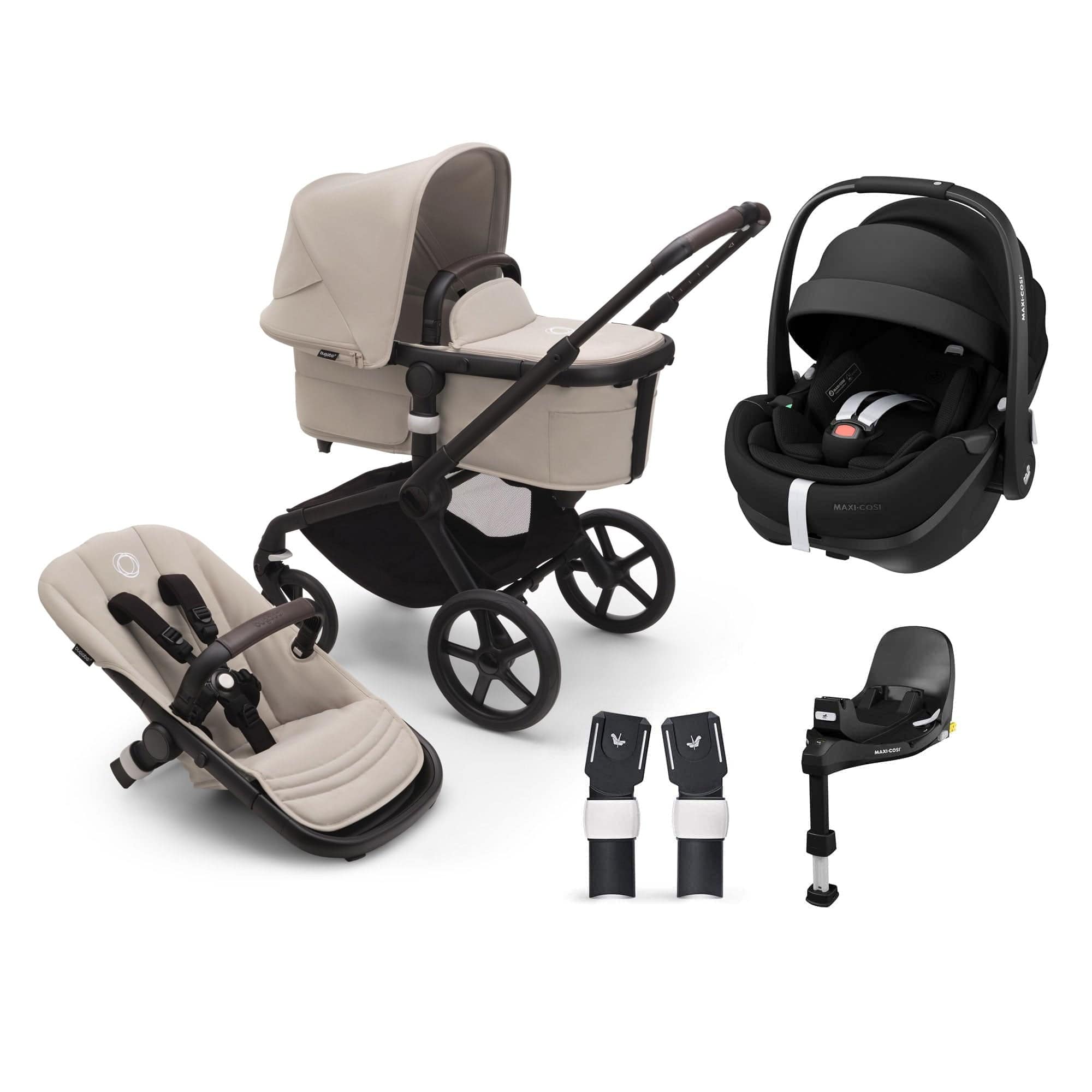 Bugaboo Fox 5 Maxi-Cosi Travel System - Desert Taupe Travel Systems 16822-TAU-PV2 8717447595069