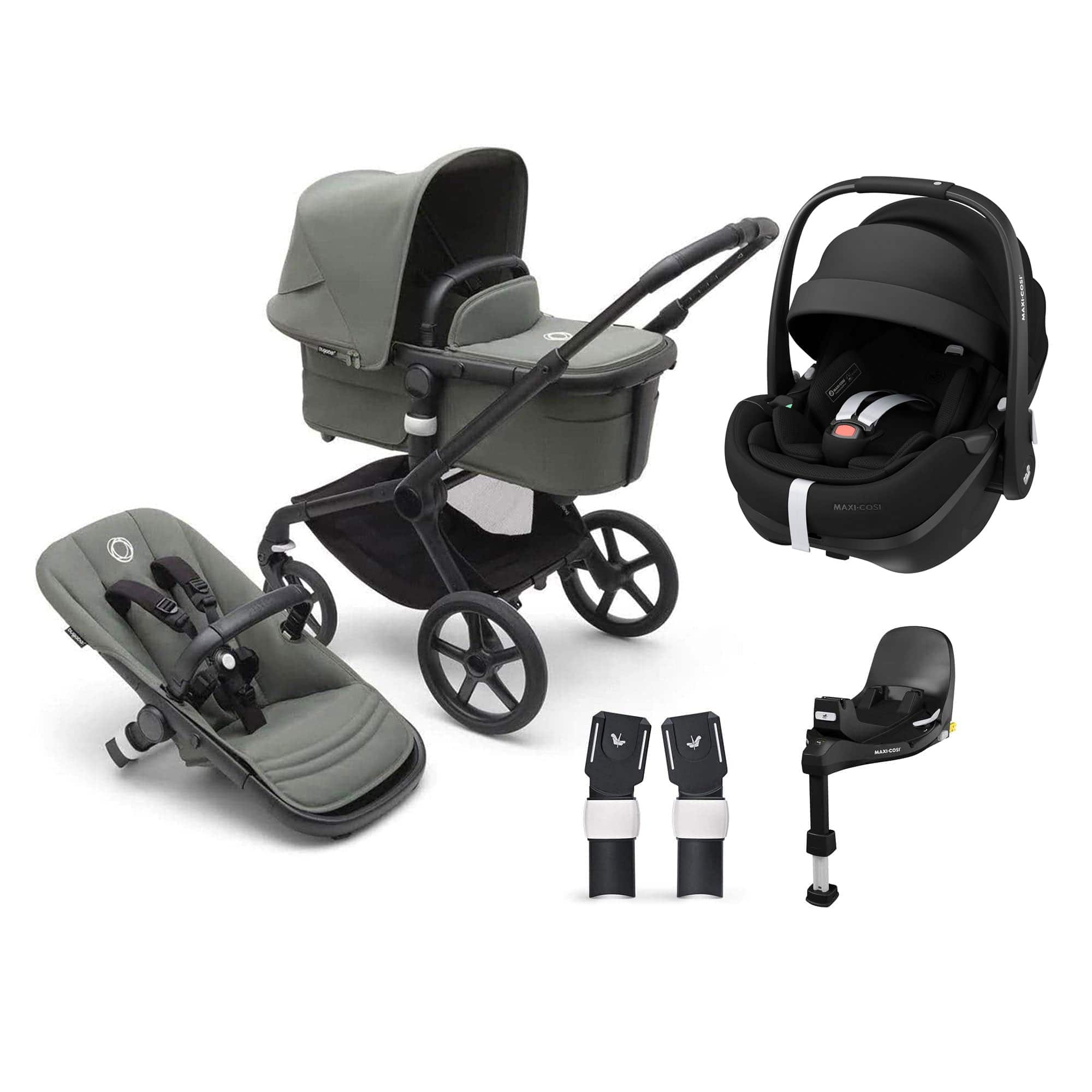 Bugaboo Fox 5 Maxi-Cosi Travel System - Forest Green Travel Systems 15147-FOR-GRN 8717447252788