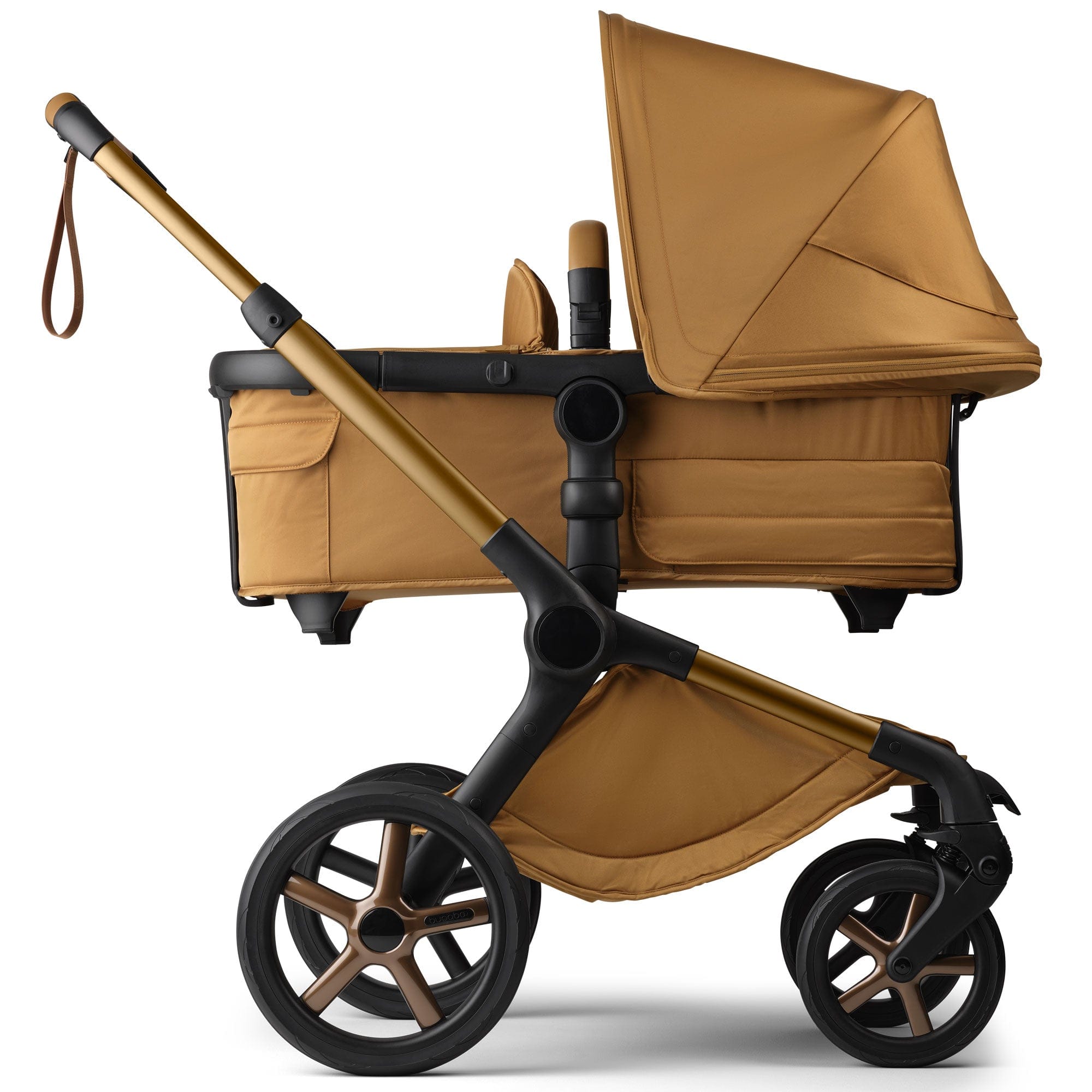 Bugaboo Fox 5 Noir Cybex Luxury Bundle in Amber Glow Travel Systems