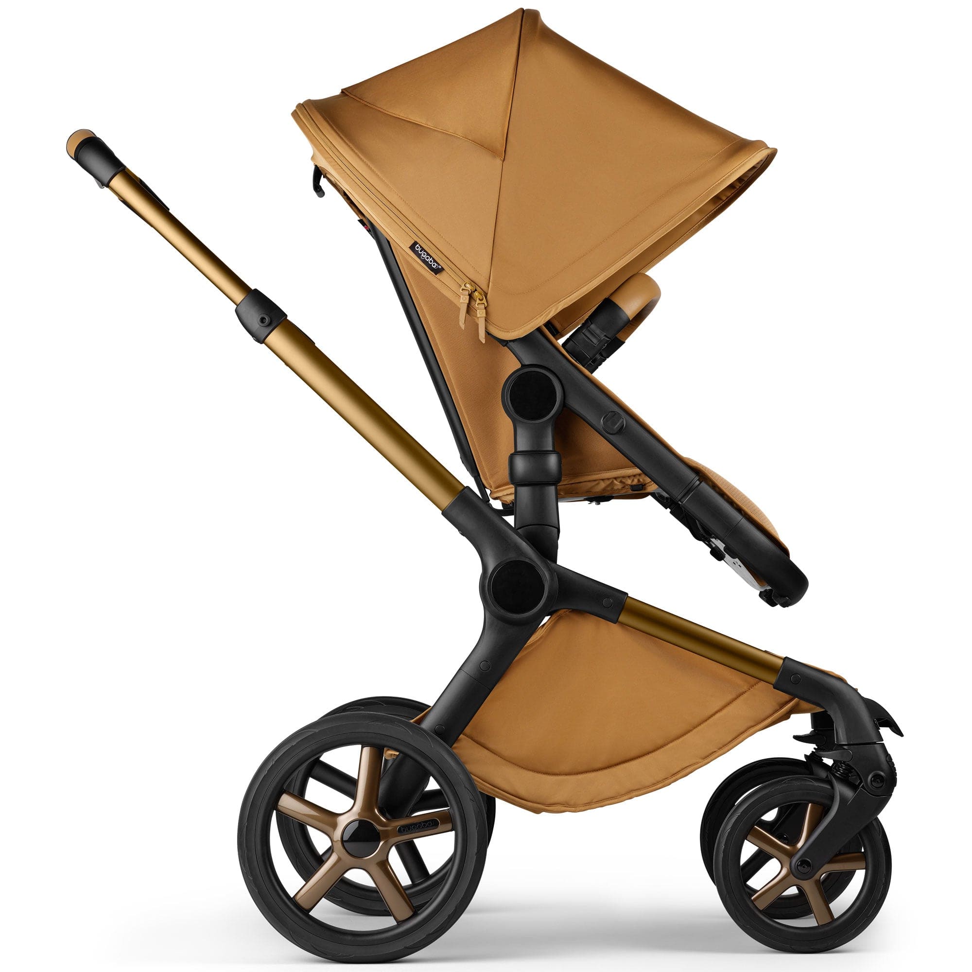 Bugaboo Fox 5 Noir Cybex Luxury Bundle in Amber Glow Travel Systems