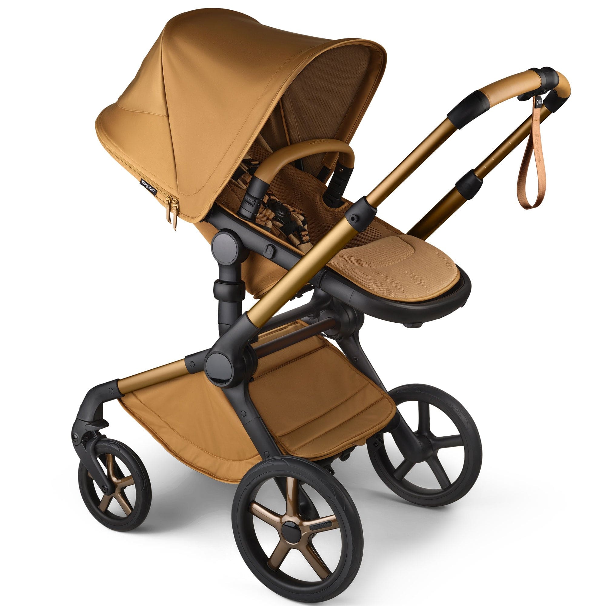 Bugaboo Fox 5 Noir Cybex Luxury Bundle in Amber Glow Travel Systems