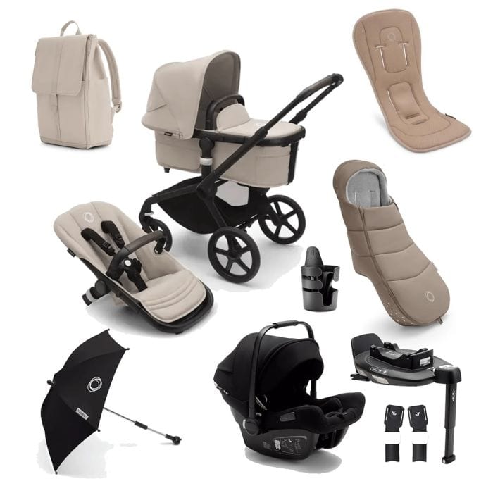 Bugaboo Fox 5 Ultimate Newborn Bundle - Desert Taupe Travel Systems 16824-TAU-NEW 8717447595069