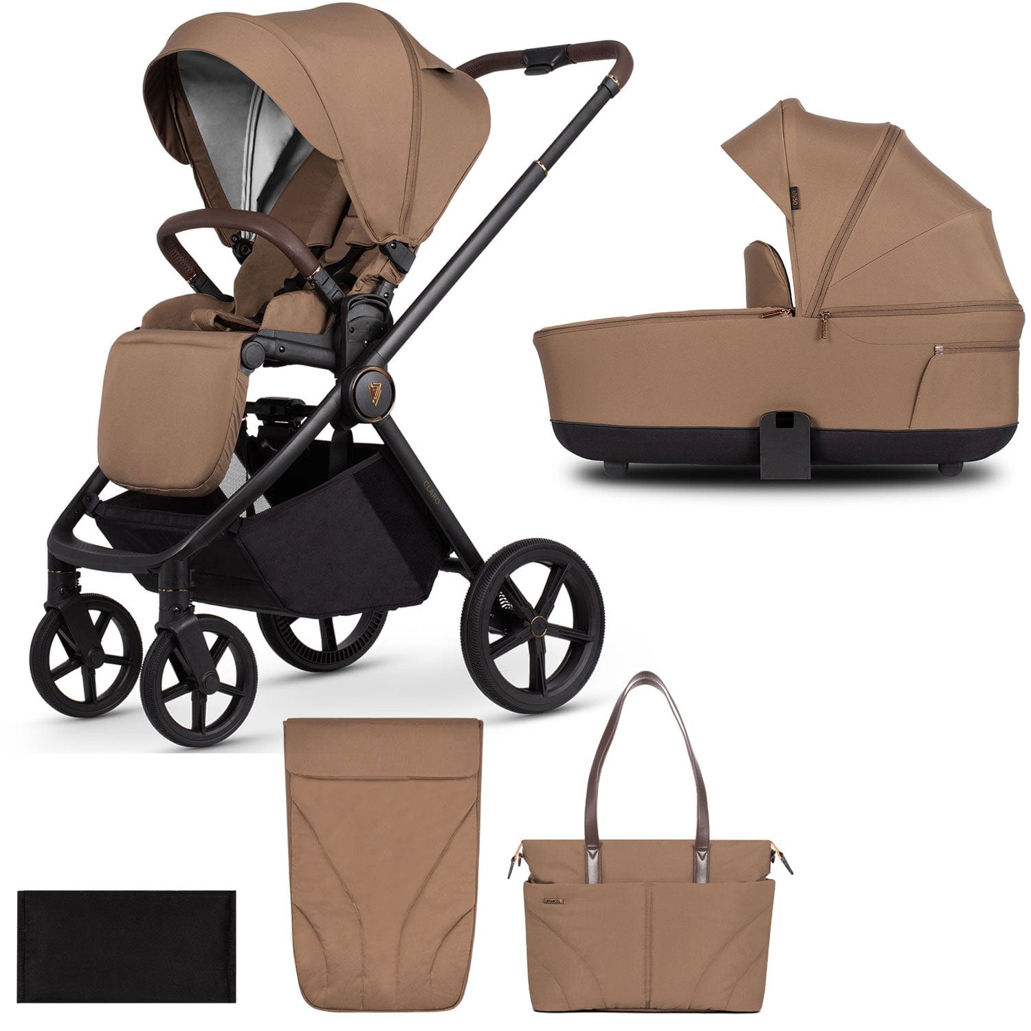 Venicci Claro 2 in 1 Pram in Caramel