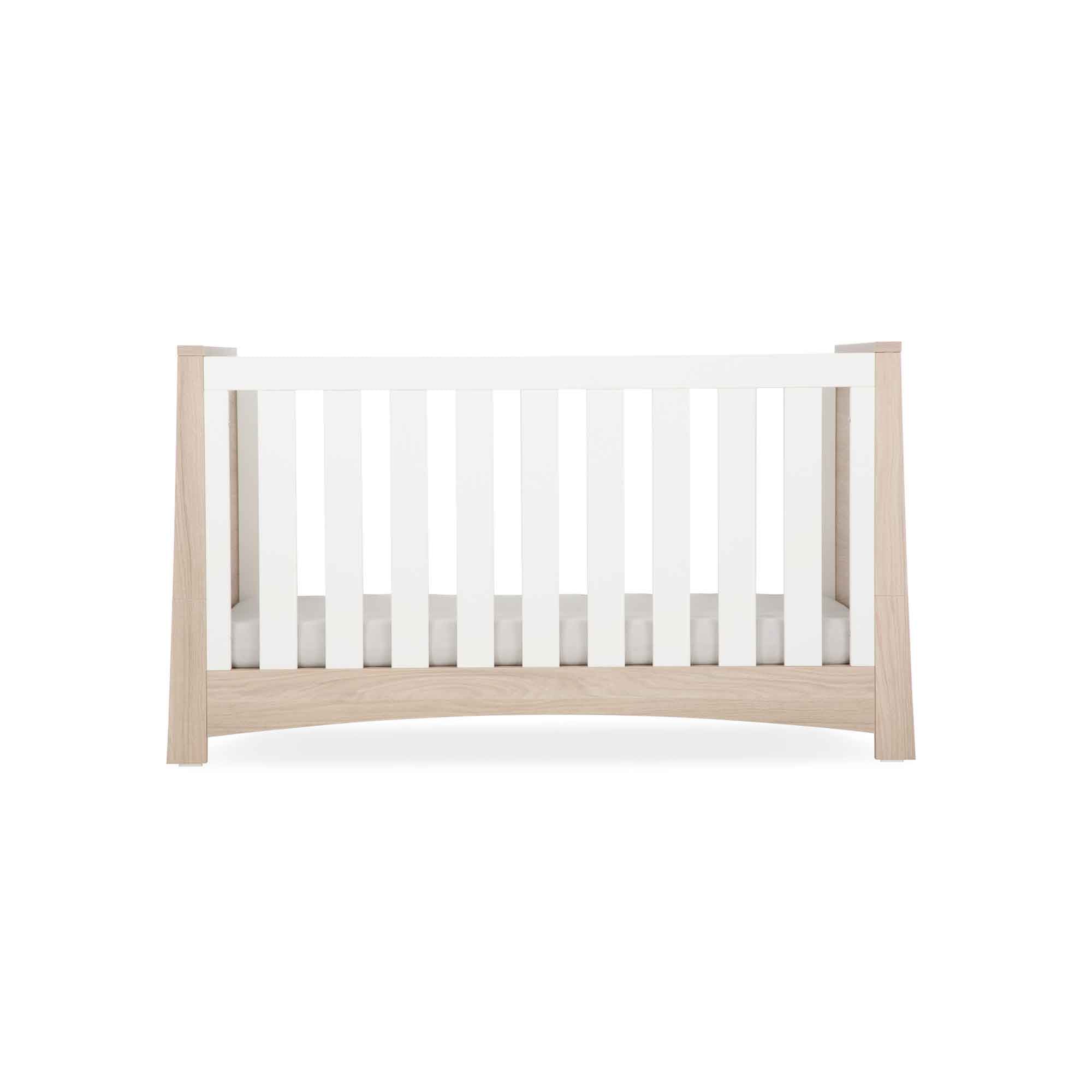 CuddleCo Lana Cot Bed in Ash/White Nursery Room Sets