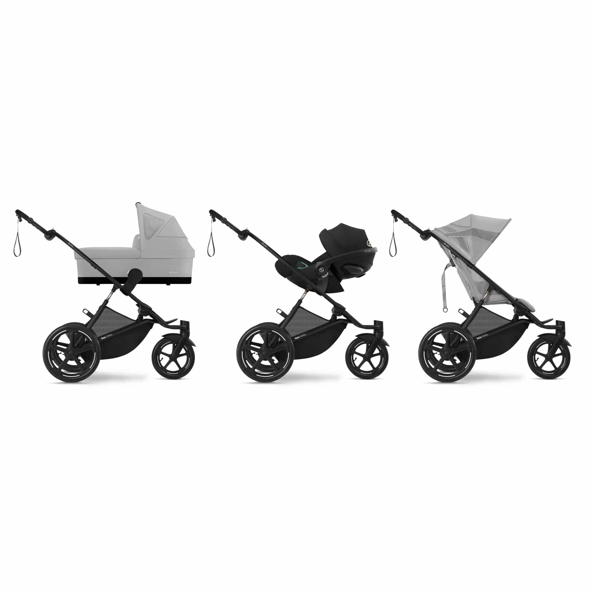 Cybex Avi Spin Comfort Bundle in Fog Grey 3 Wheeler Pushchair Bundles