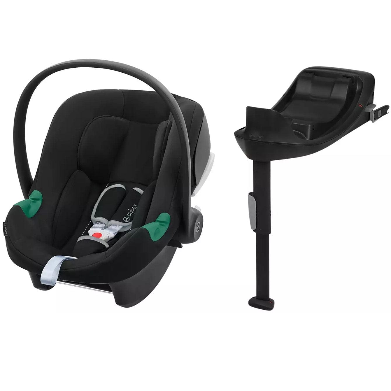 Cybex Avi Spin Comfort Bundle in Moon Black 3 Wheeler Pushchair Bundles