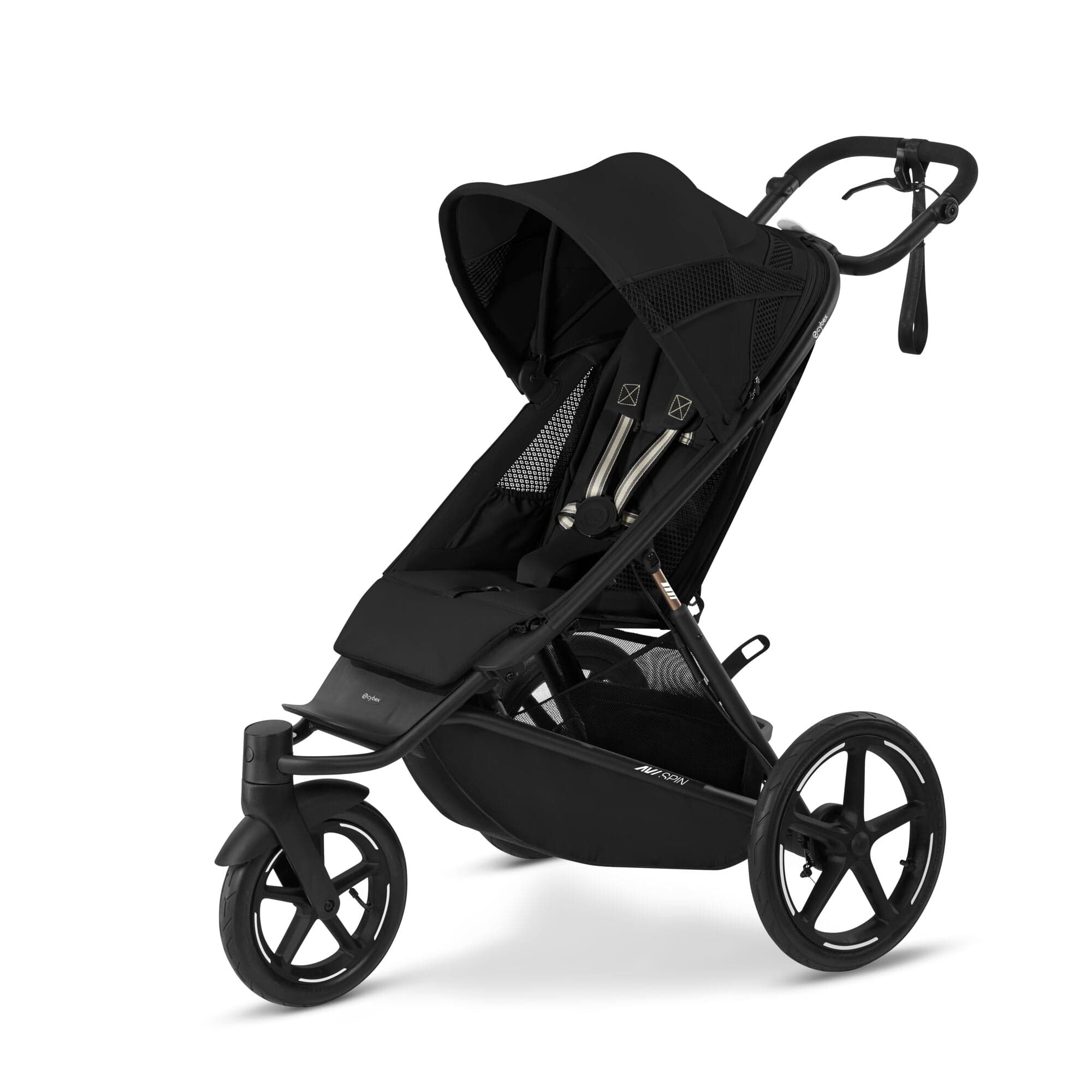 Cybex Avi Spin Comfort Bundle in Moon Black 3 Wheeler Pushchair Bundles