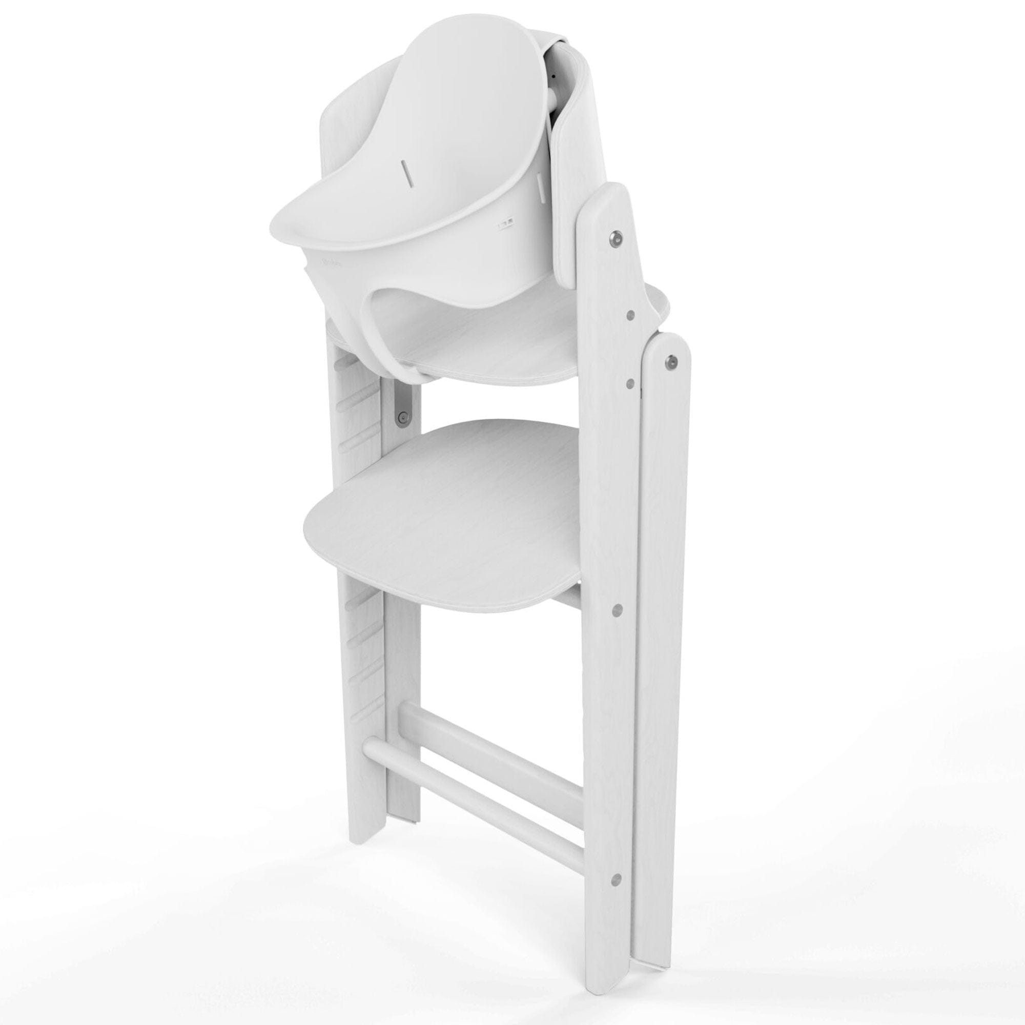 Cybex Click & Fold 3in1 High Chair in All White Baby Highchairs 524000809 4063846473151