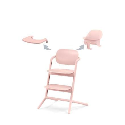 Cybex LEMO 3 in 1 High Chair - Pearl Pink Baby Highchairs 521003161 4063846170982