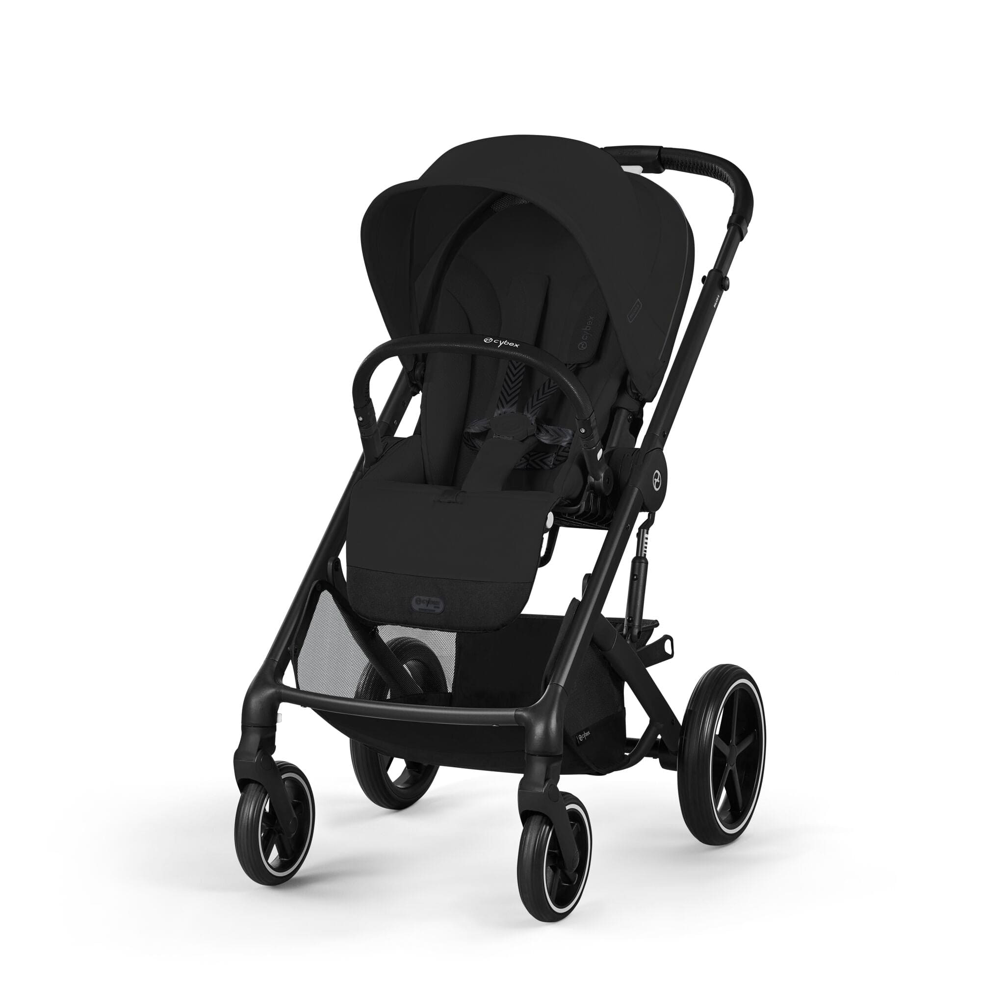 Cybex Balios S Lux Essential Bundle in Black/Moon Black Baby Prams