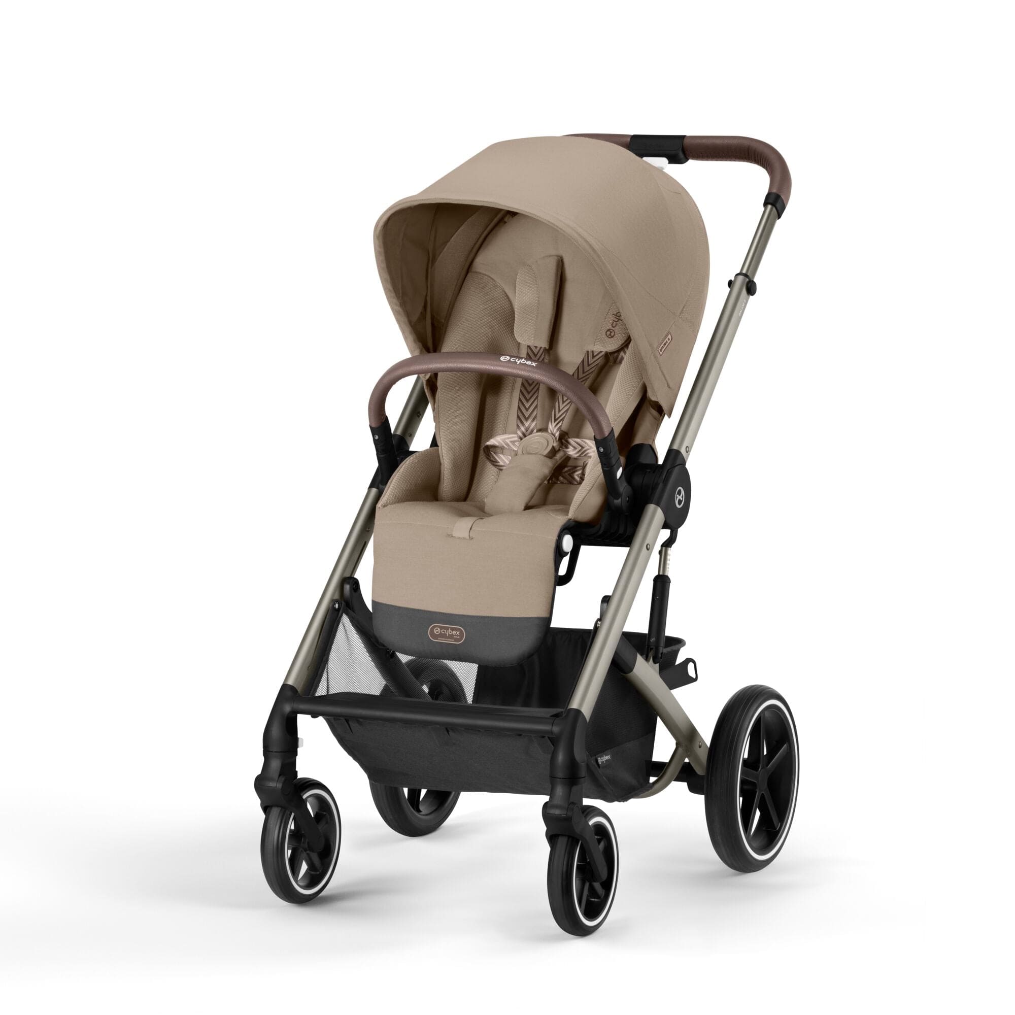 Cybex Balios S Lux Essential Bundle in Taupe/Almond Beige Baby Prams