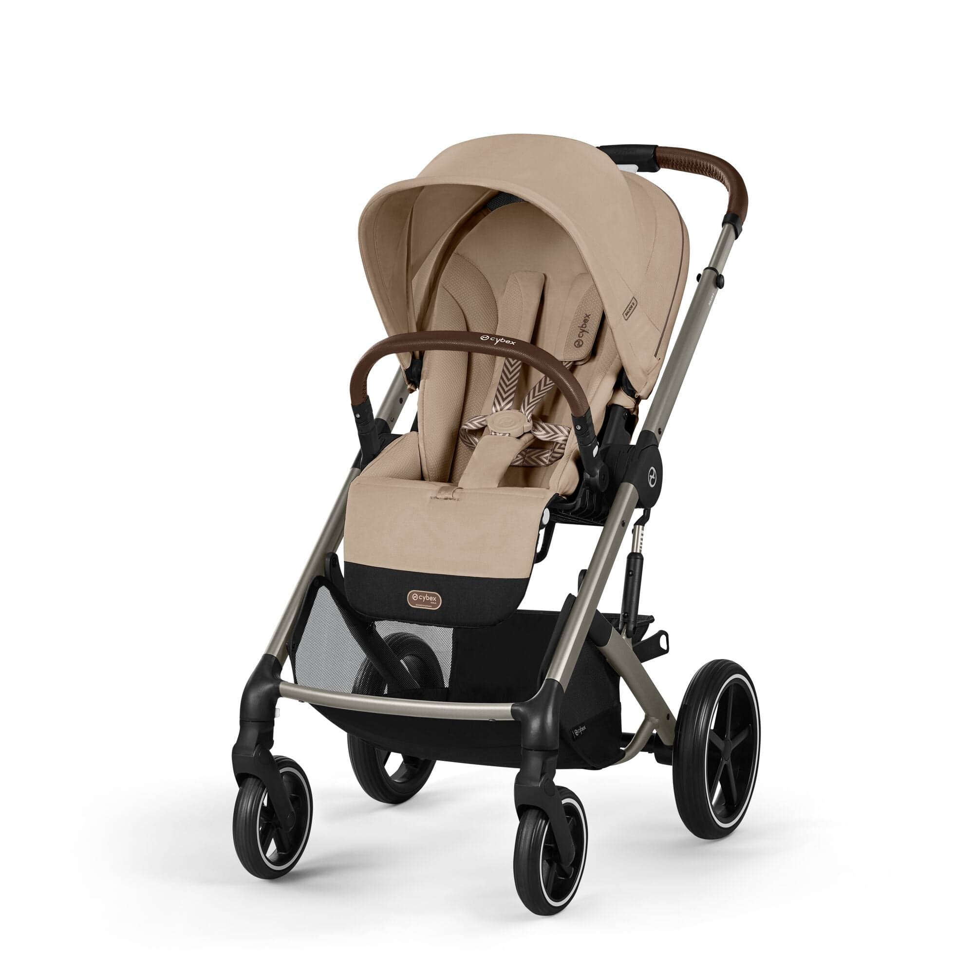 Cybex Balios S Lux Essential Bundle in Taupe/Almond Beige Baby Prams