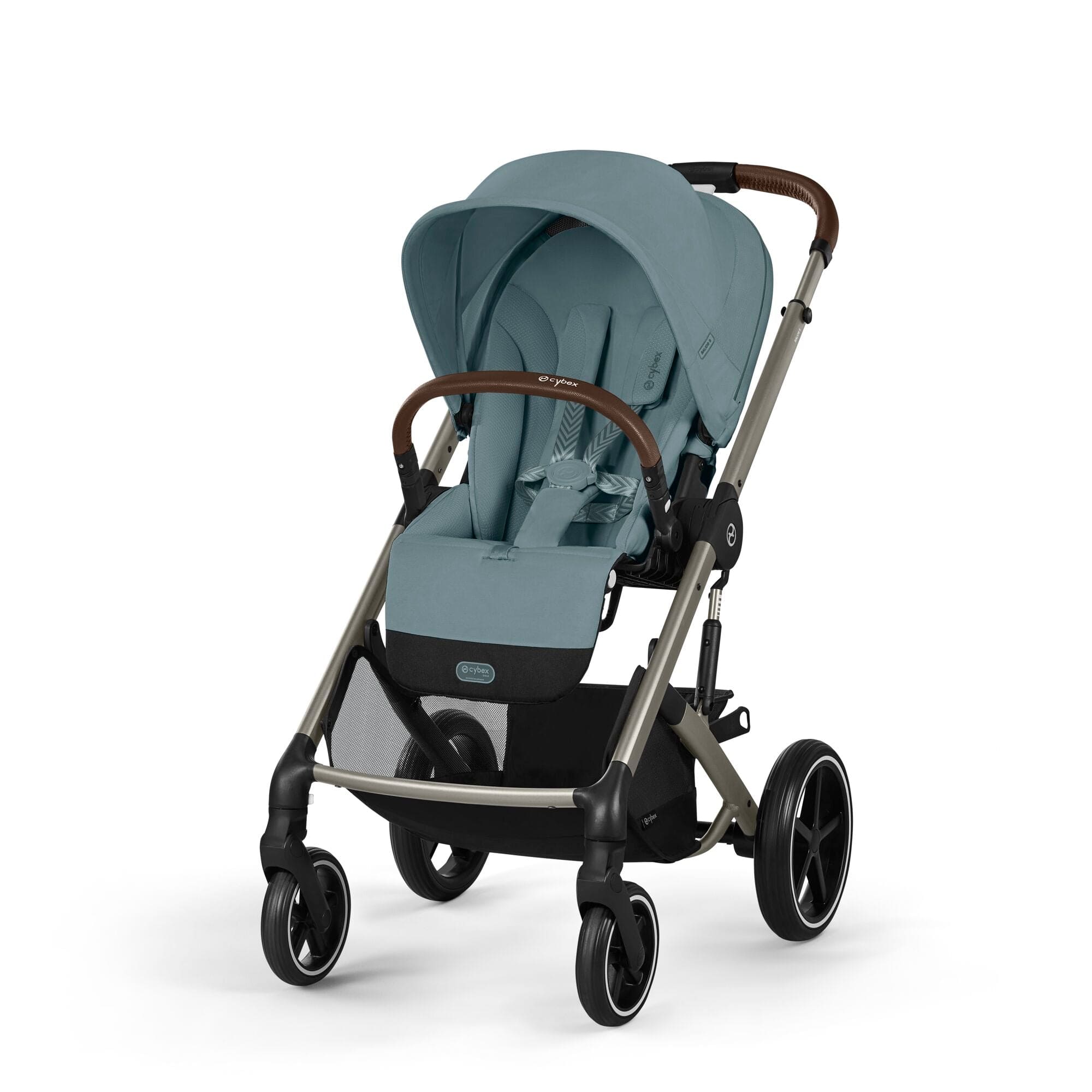 Cybex Balios S Lux Essential Bundle in Taupe/Stormy Blue Baby Prams