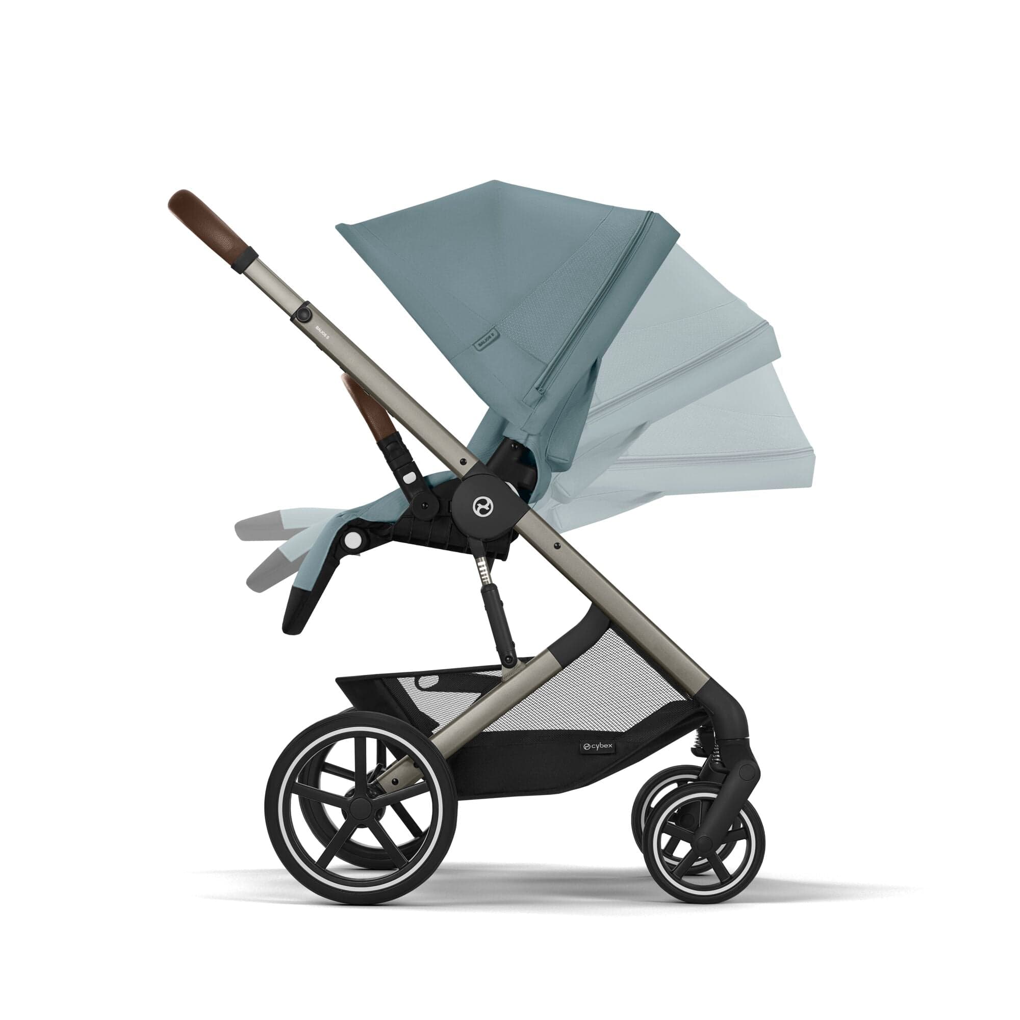 Cybex Balios S Lux Essential Bundle in Taupe/Stormy Blue Baby Prams