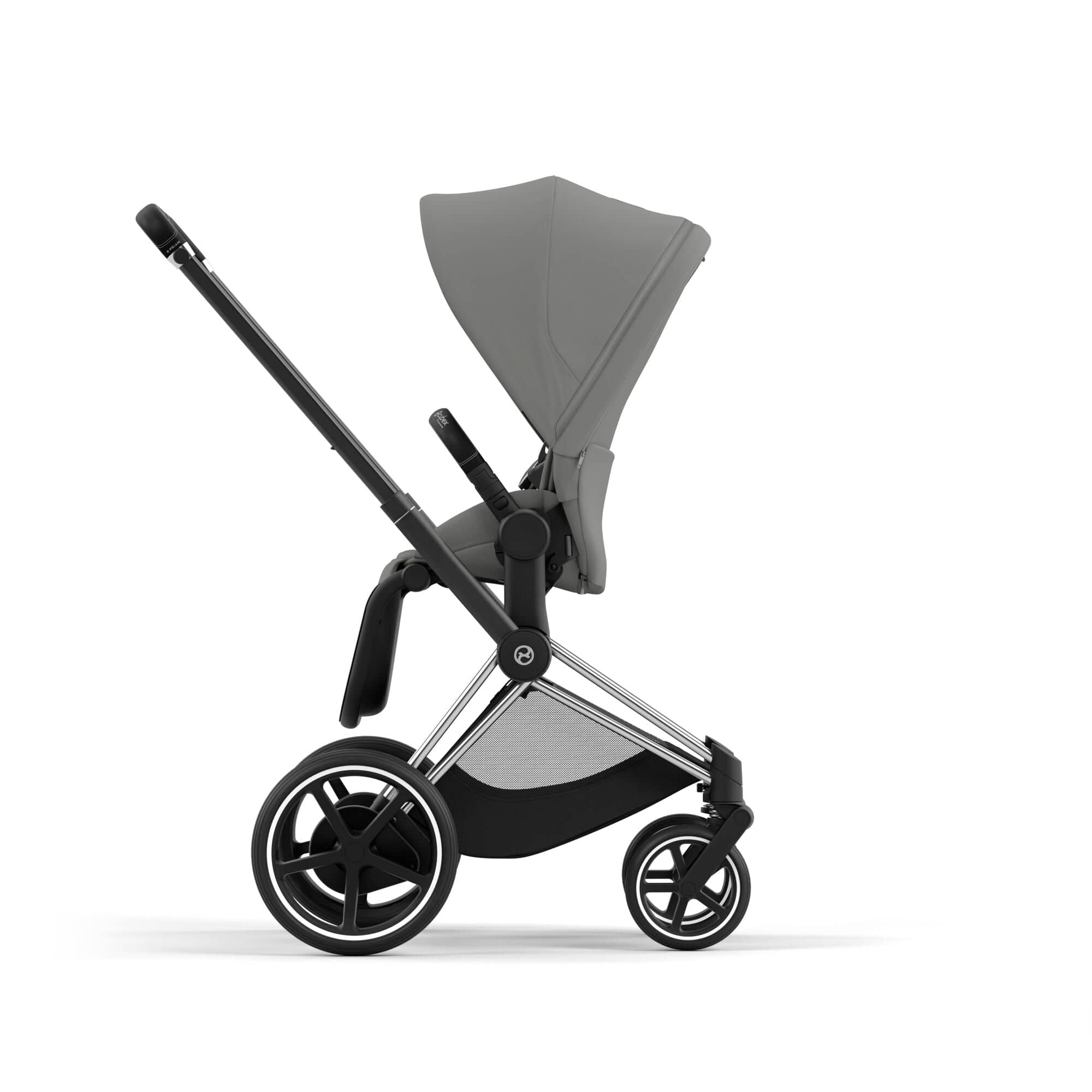 Cybex e-Priam & Lux Cot in Mirage Grey Baby Prams