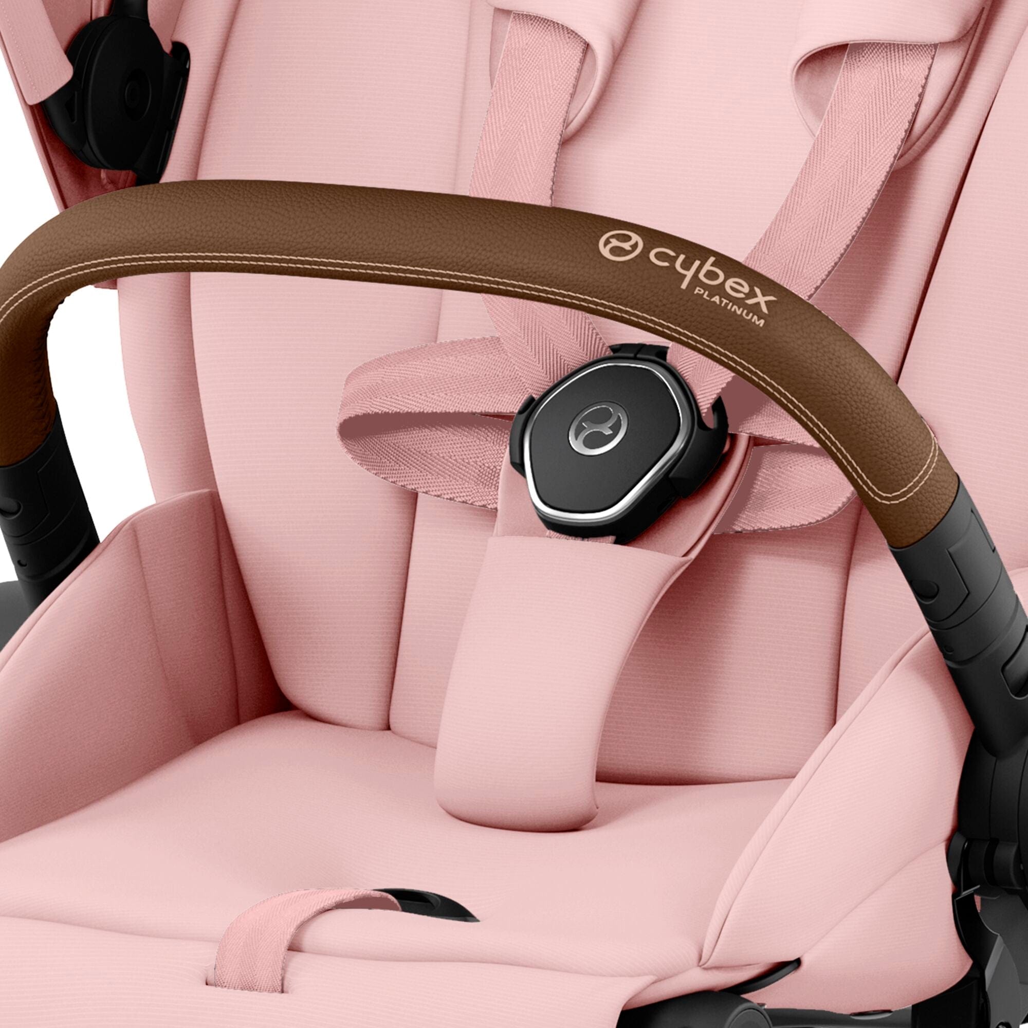 Cybex e-Priam & Lux Cot in Peach Pink Baby Prams