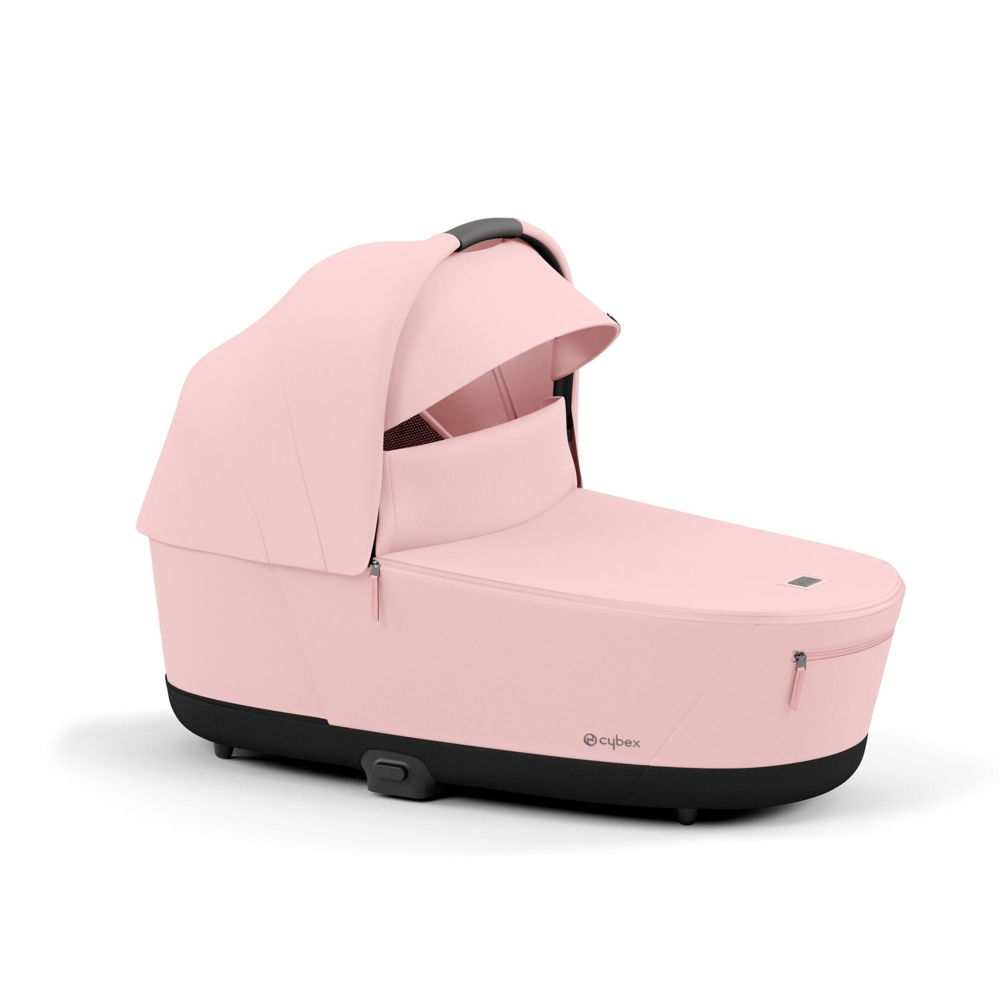 Cybex e-Priam & Lux Cot in Peach Pink Baby Prams