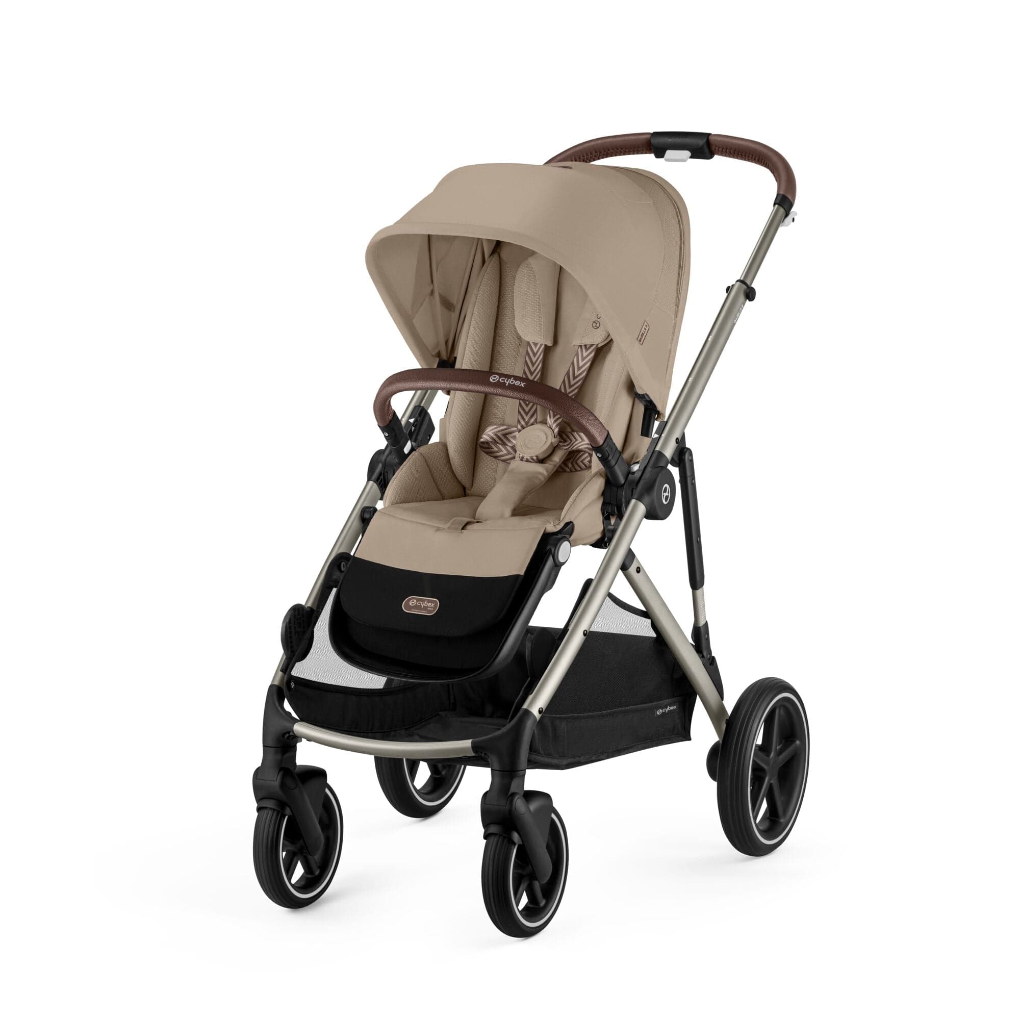 Cybex Gazelle S Essential Bundle in Taupe/Almond Beige Baby Prams