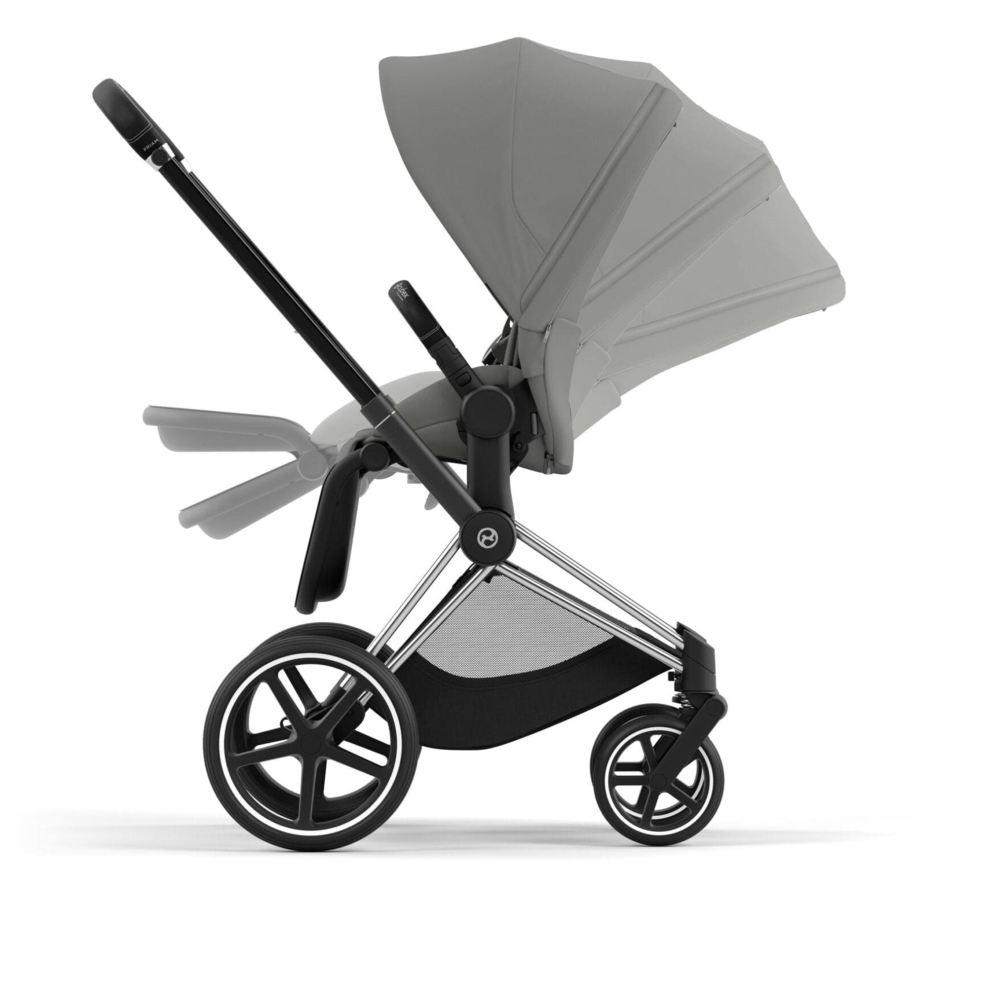 Cybex Priam & Lux Cot in Mirage Grey Baby Prams