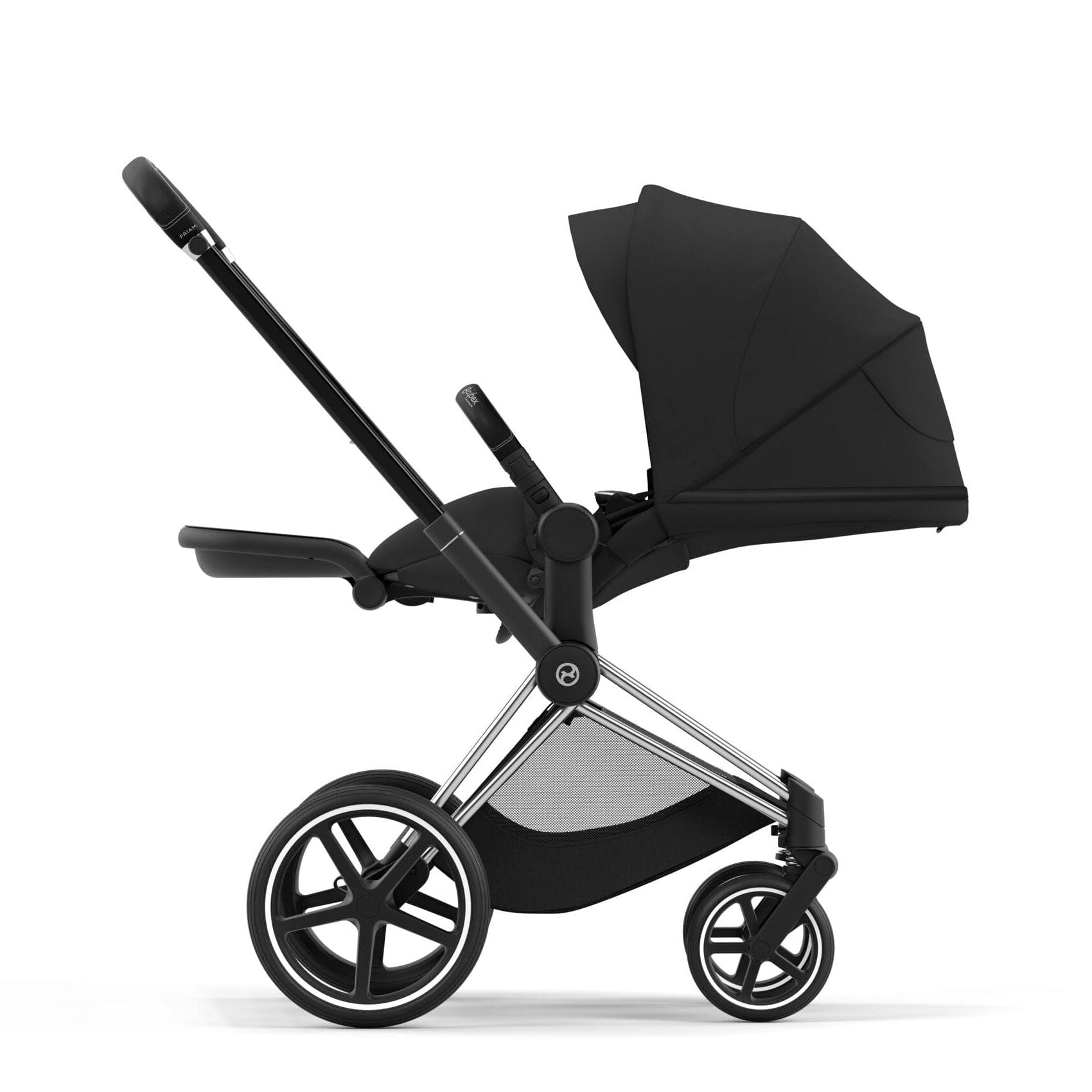 Cybex Priam & Lux Cot in Sepia Black Baby Prams