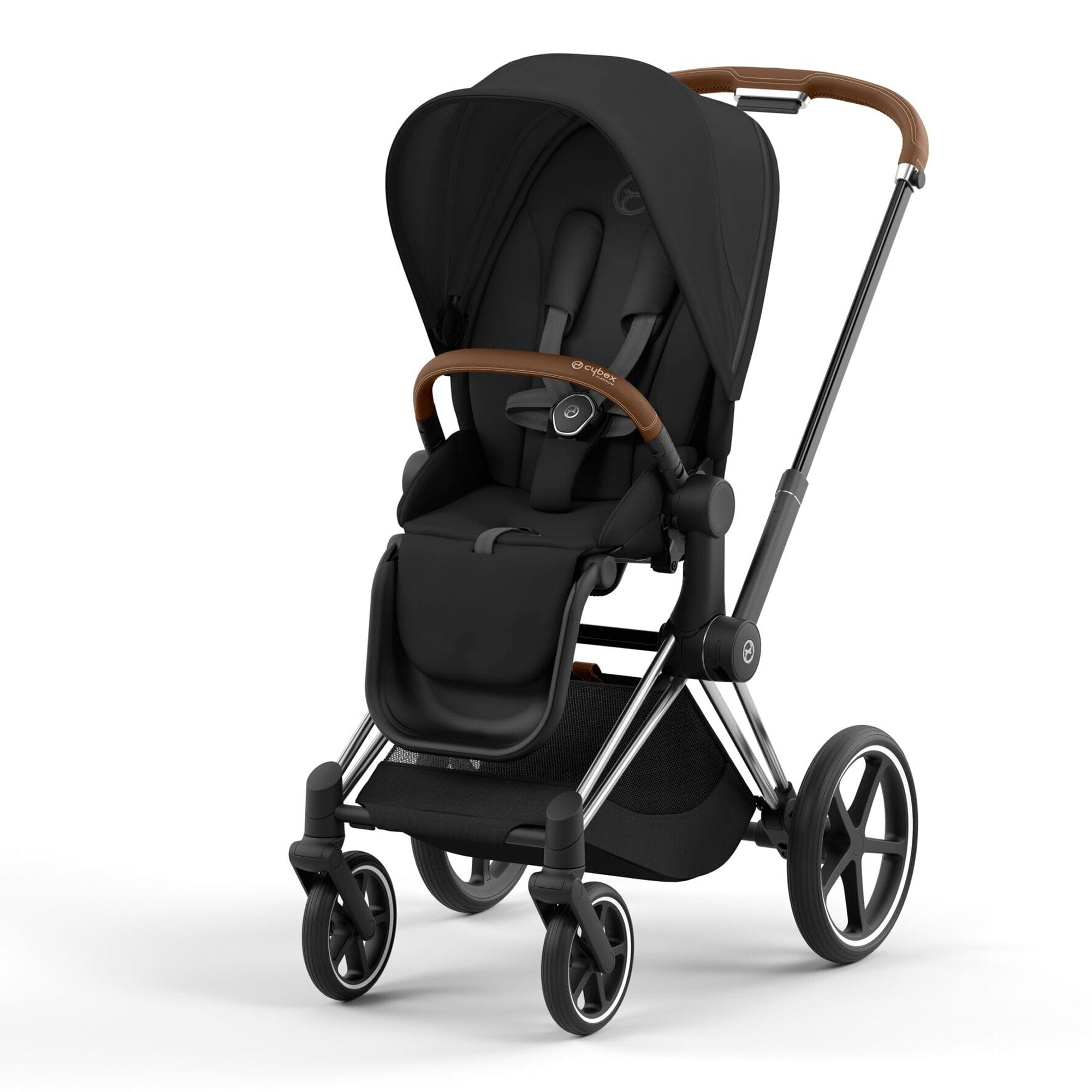 Cybex Priam & Lux Cot in Sepia Black Baby Prams