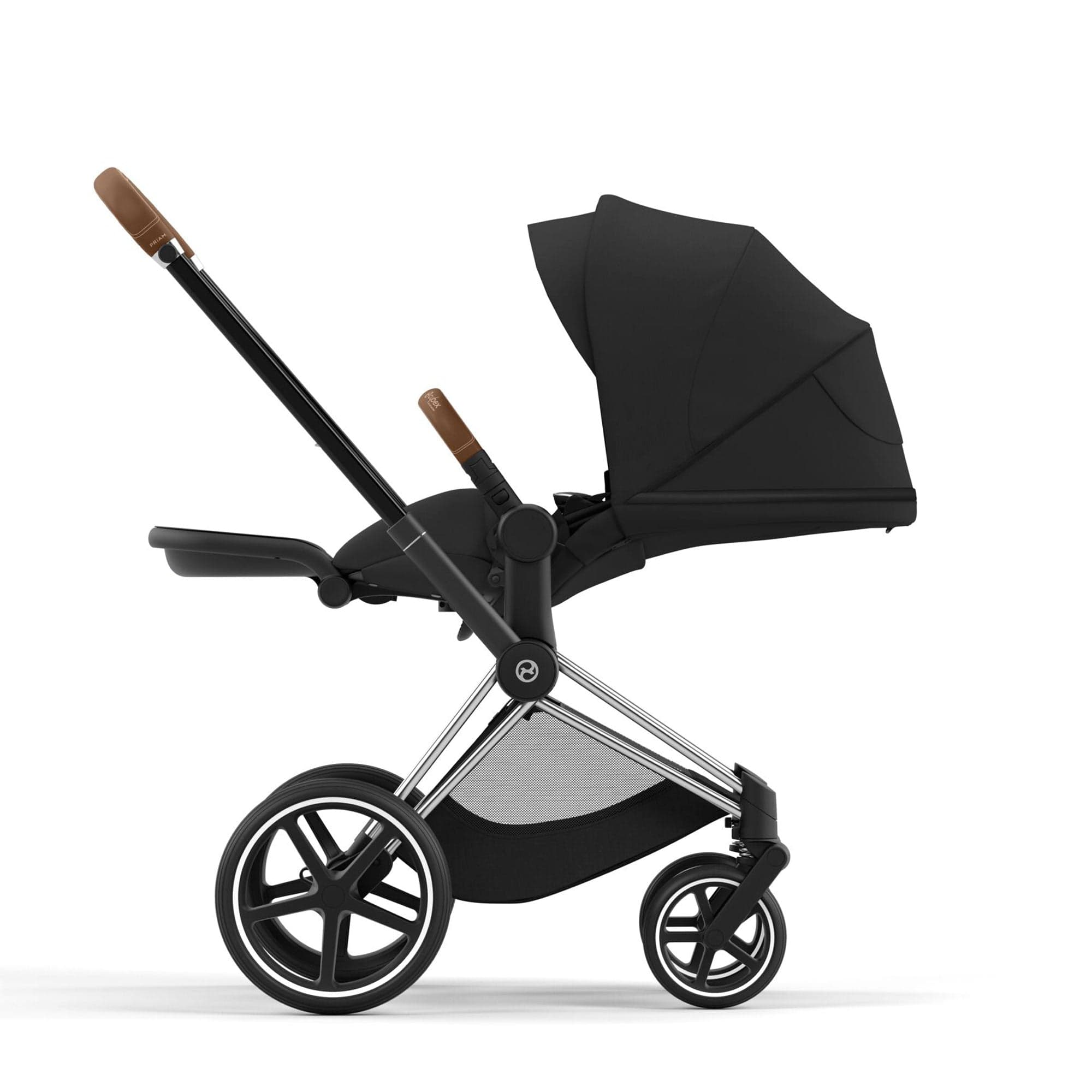 Cybex Priam & Lux Cot in Sepia Black Baby Prams