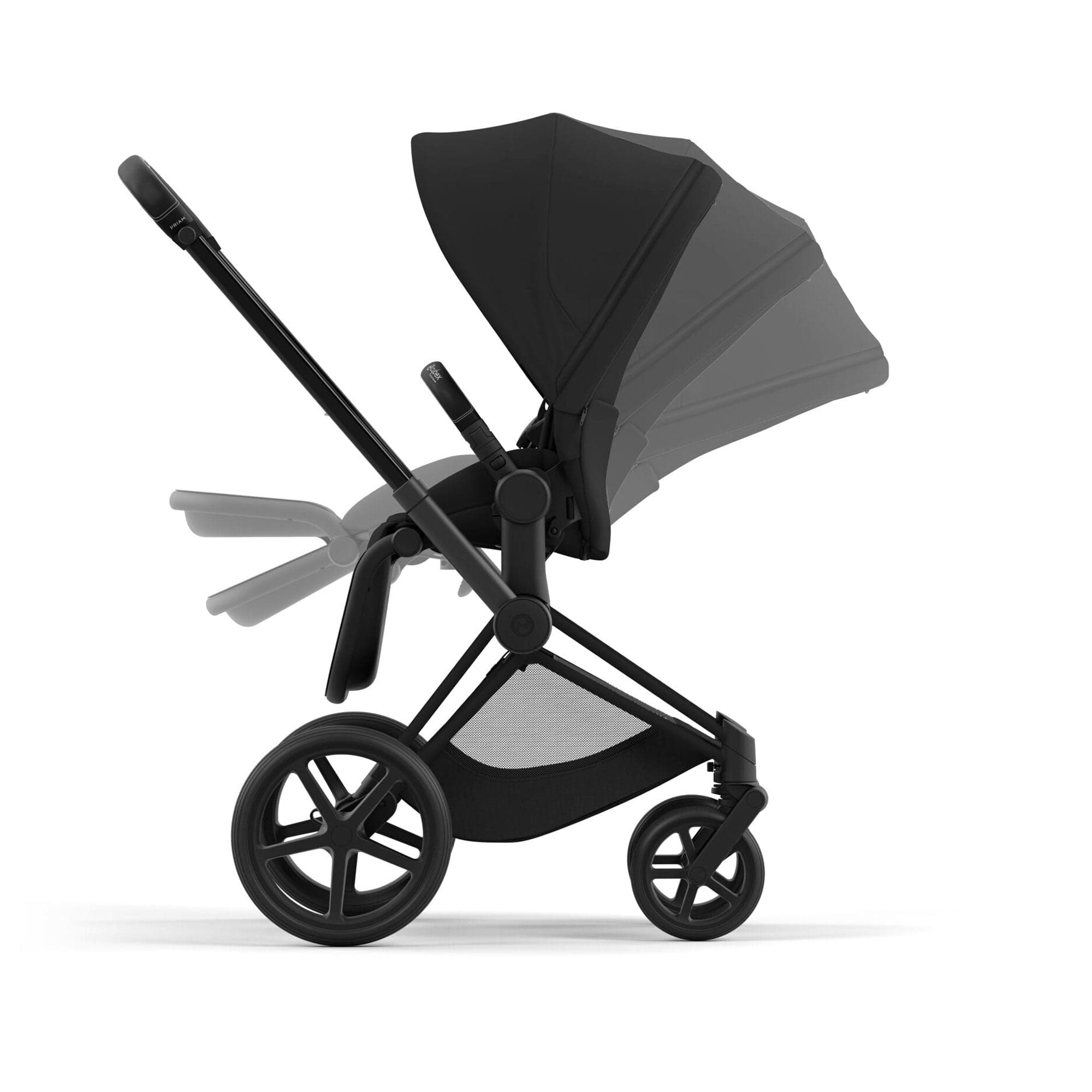 Cybex Priam & Lux Cot in Sepia Black Baby Prams