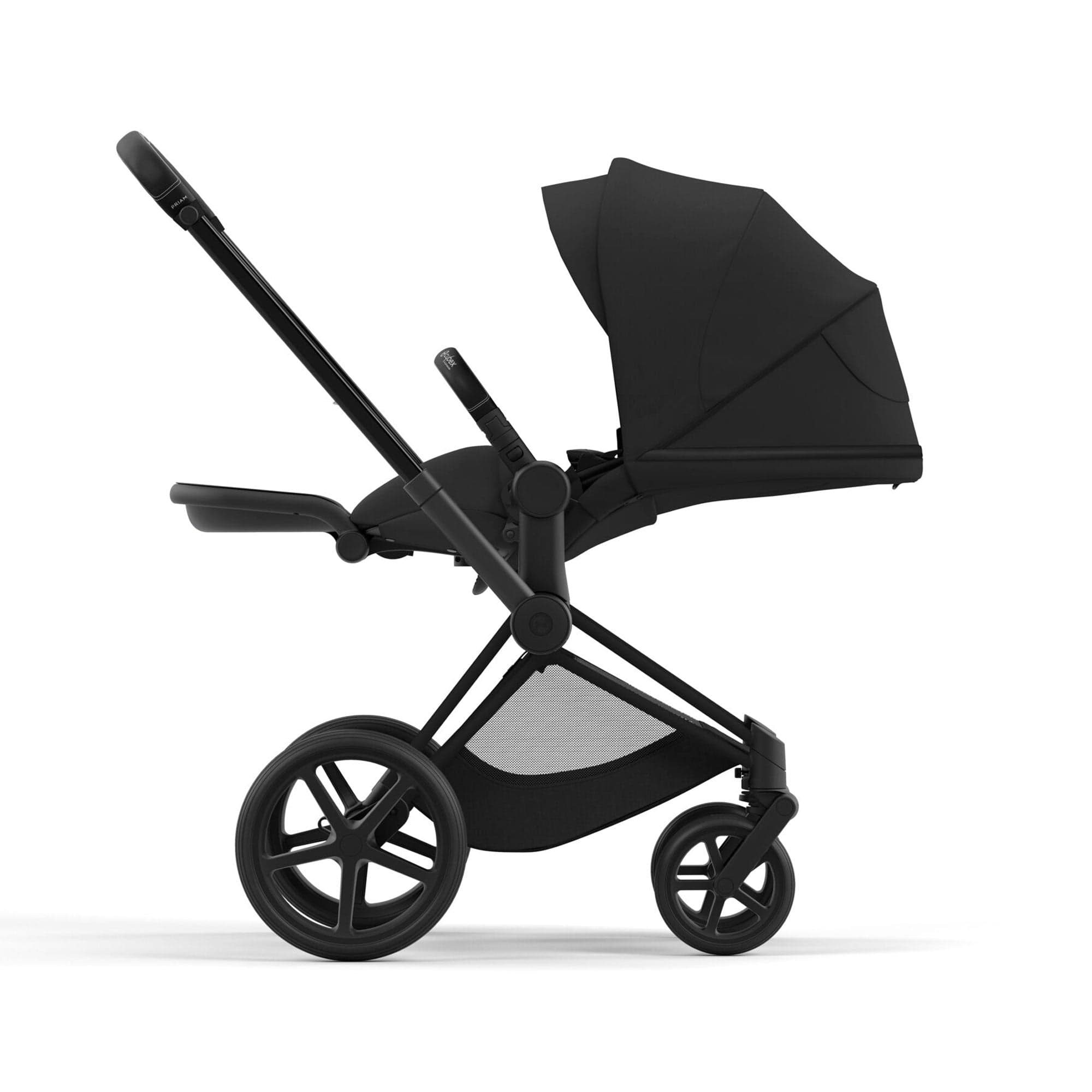 Cybex Priam & Lux Cot in Sepia Black Baby Prams