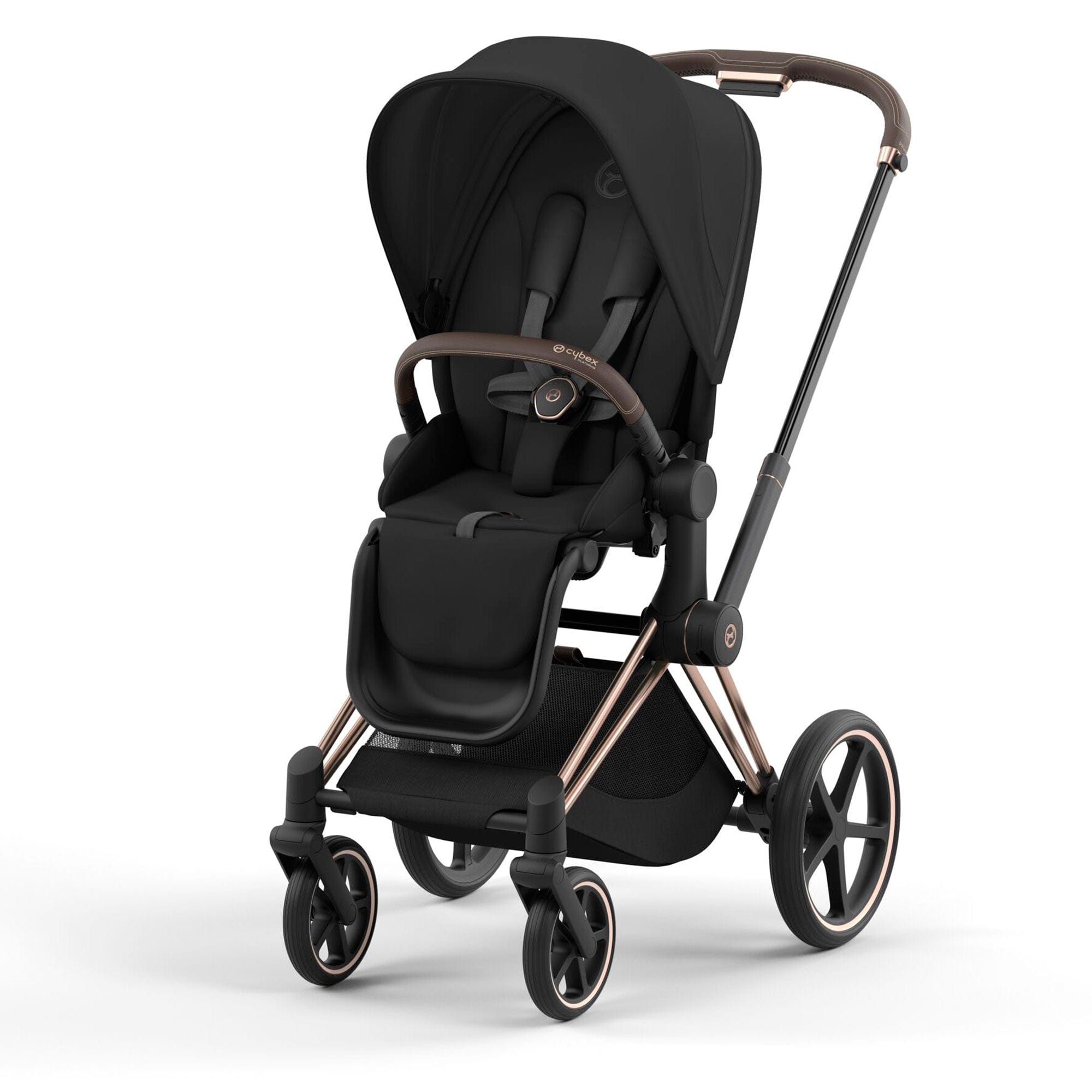 Cybex Priam & Lux Cot in Sepia Black Baby Prams