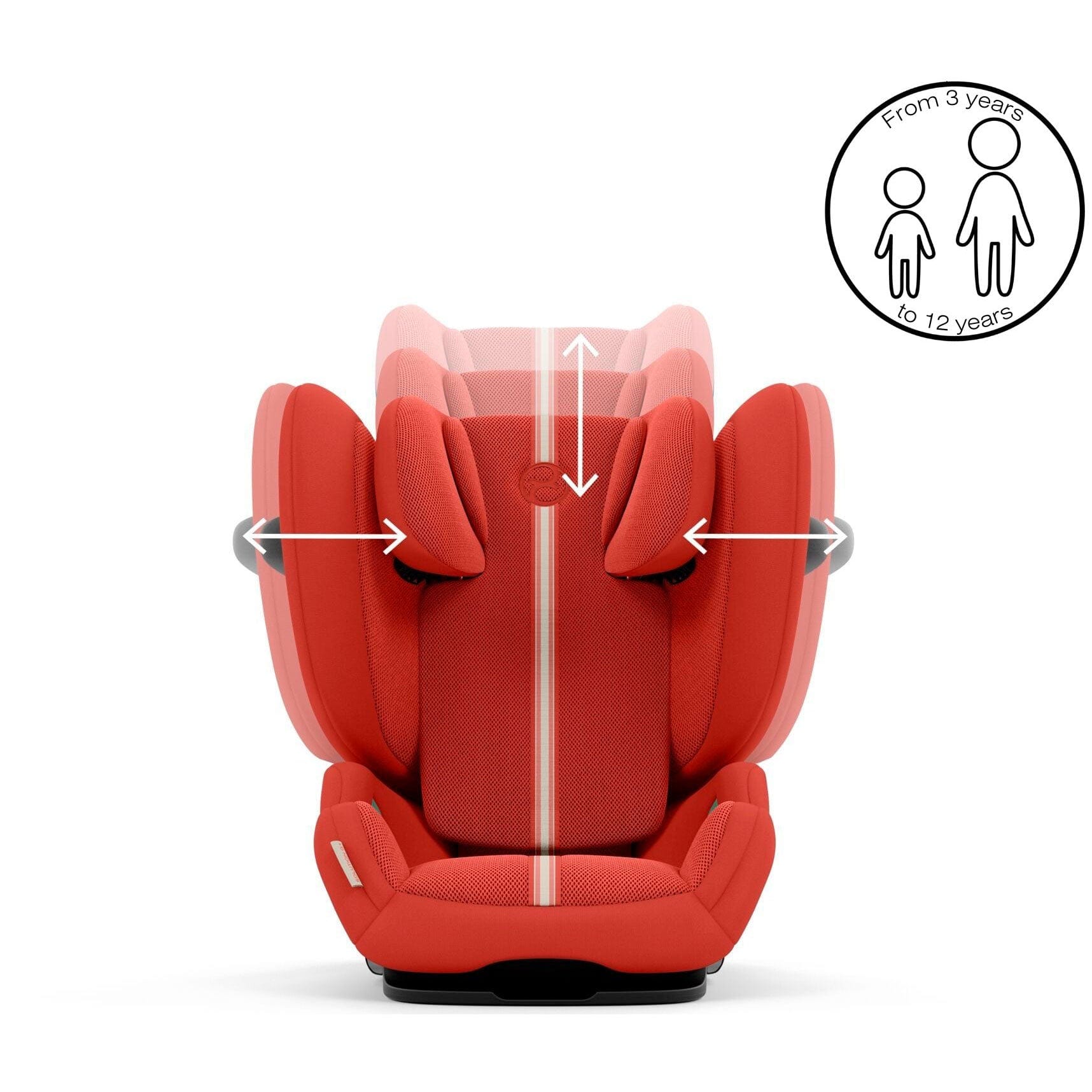CYBEX Solution G i-Fix Plus Kindersitz Hibiscus Red