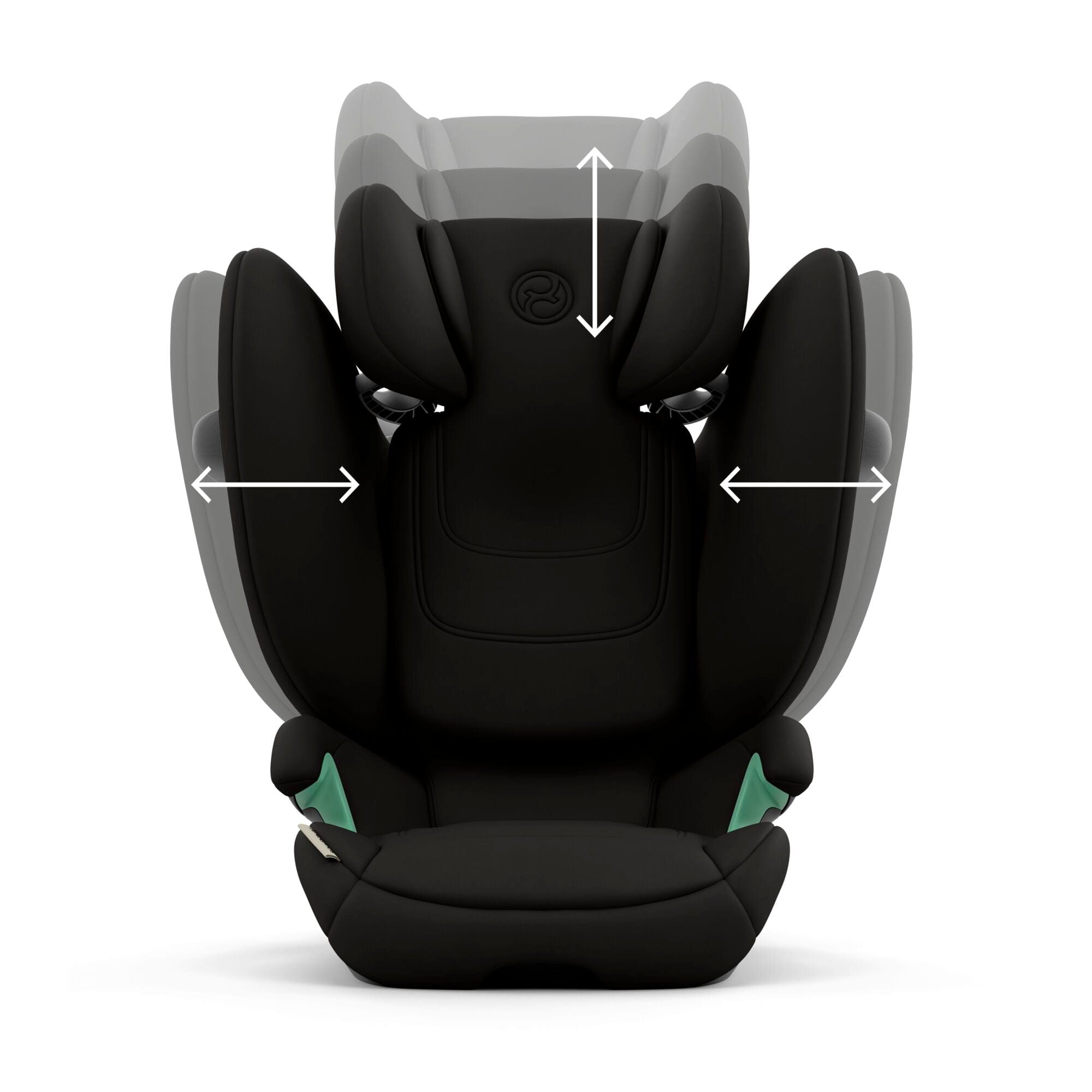 Cybex Solution G2 i-Fix Highback Booster in Magic Black Highback Booster Seats 524000649 4063846469864