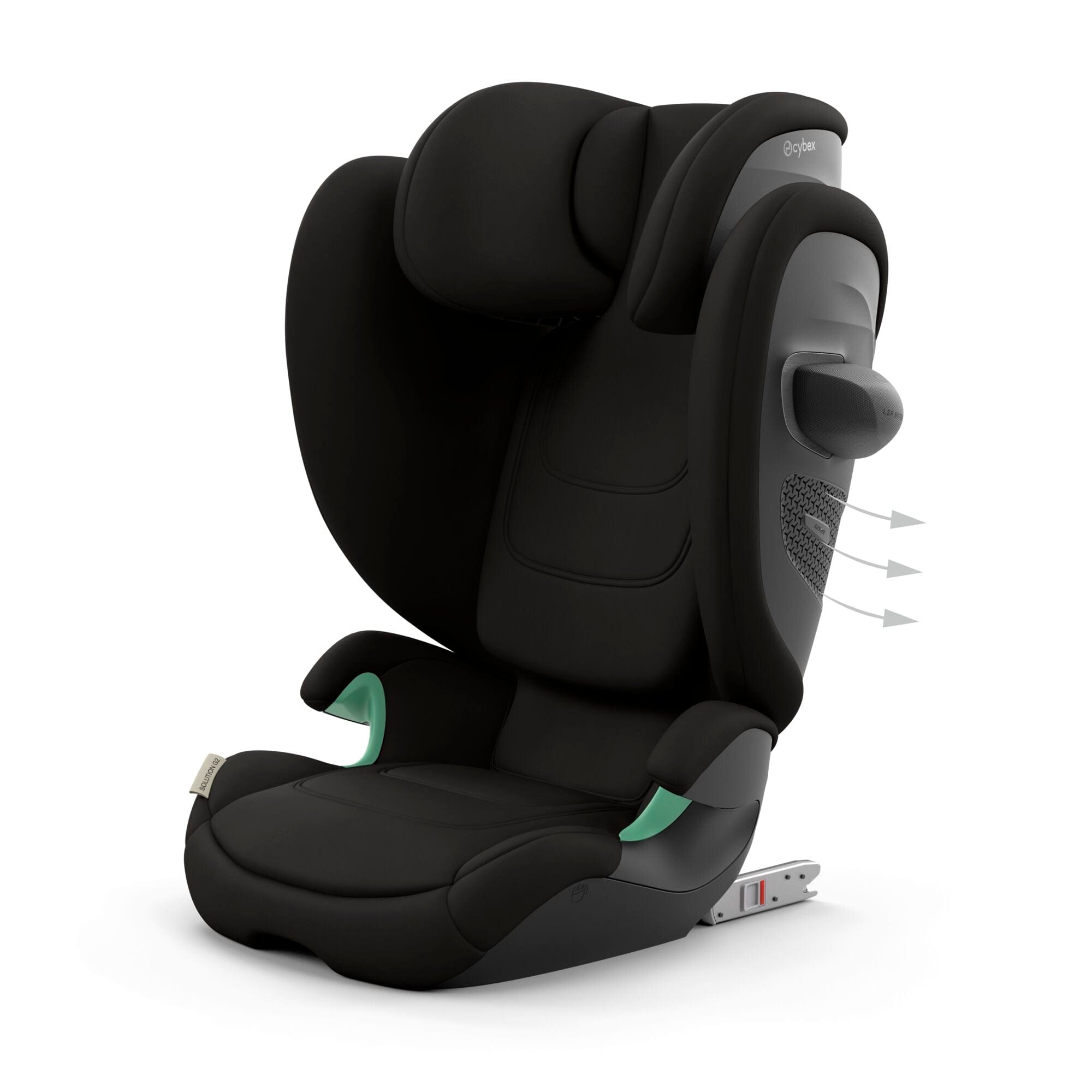 Cybex Solution G2 i-Fix Highback Booster in Magic Black Highback Booster Seats 524000649 4063846469864