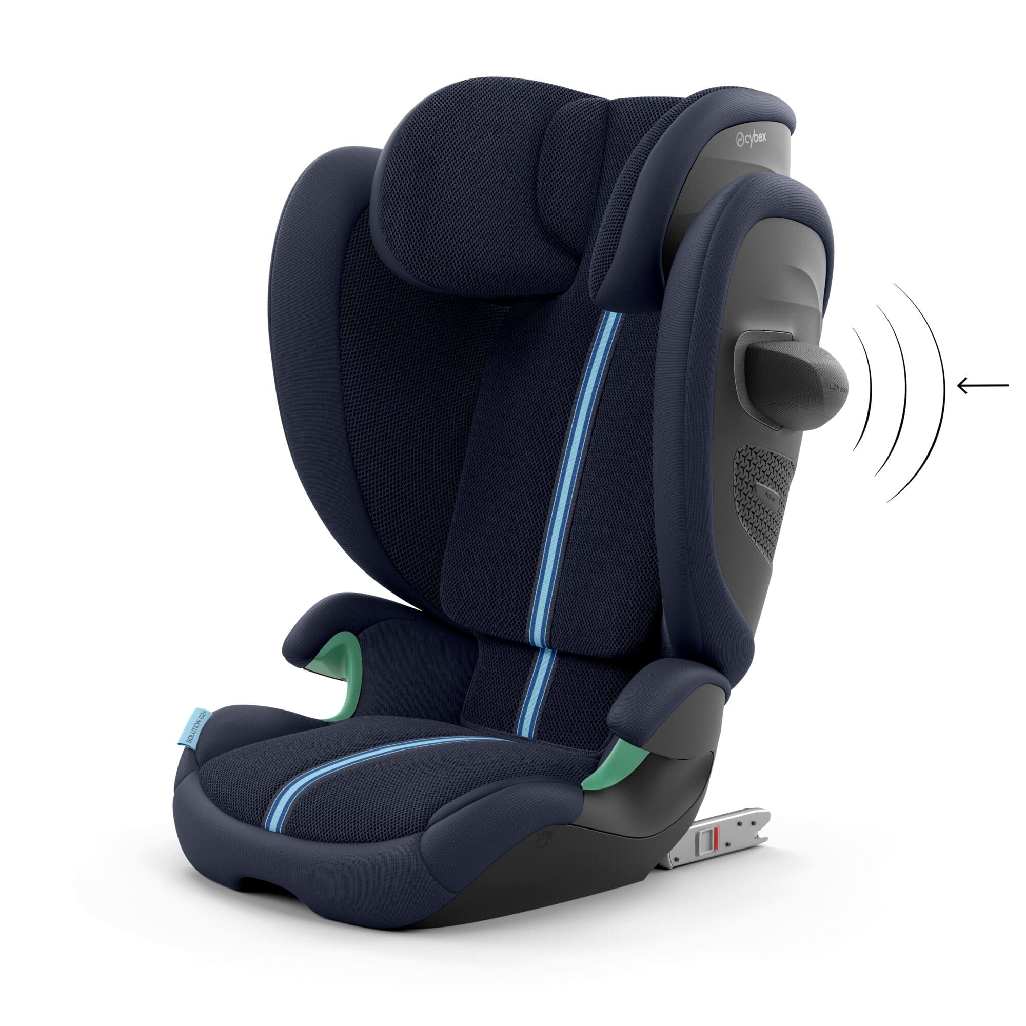 Cybex Solution G2 Plus i-Fix Highback Booster in Ocean Blue Highback Booster Seats 524000673 4063846470181