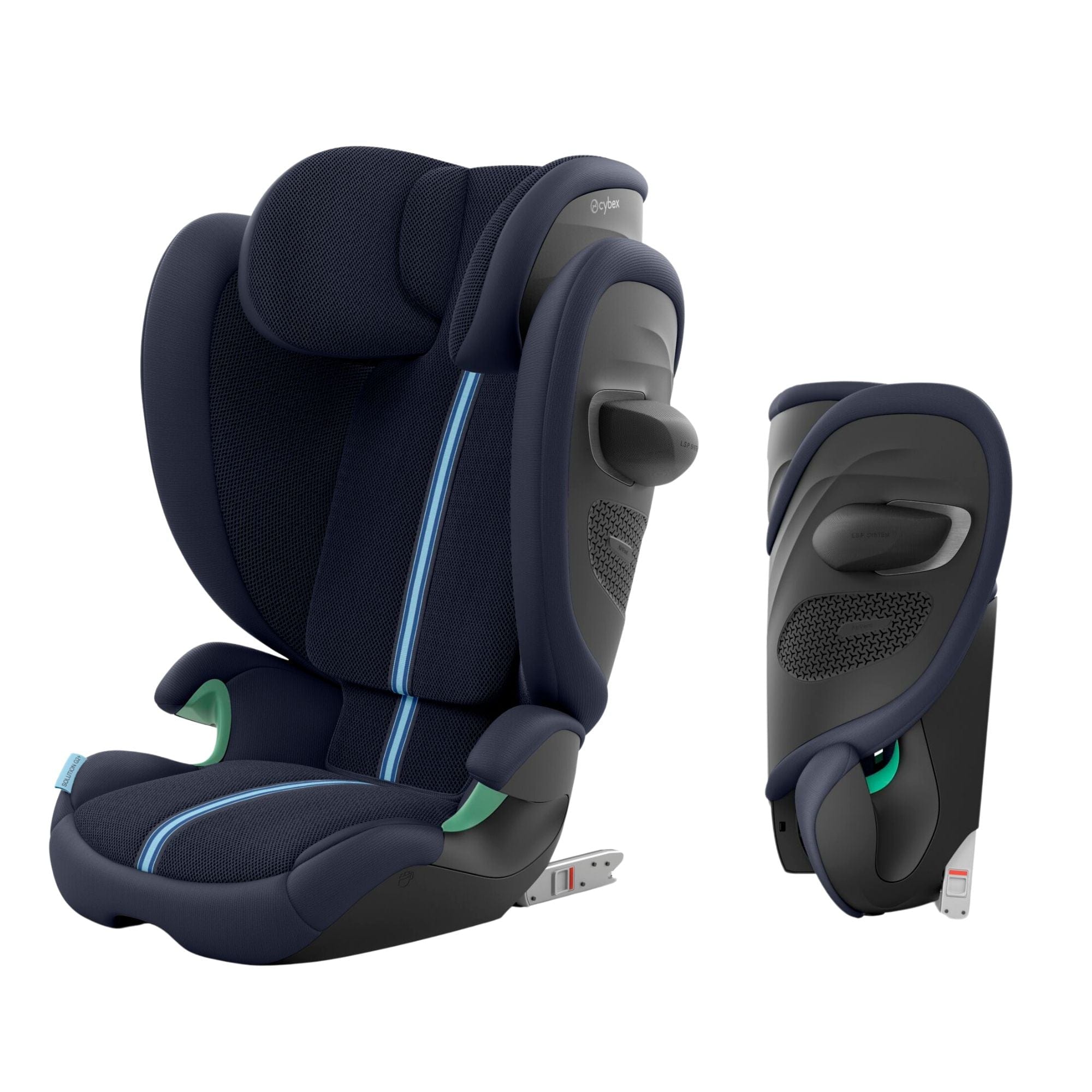 Cybex Solution G2 Plus i-Fix Highback Booster in Ocean Blue Highback Booster Seats 524000673 4063846470181