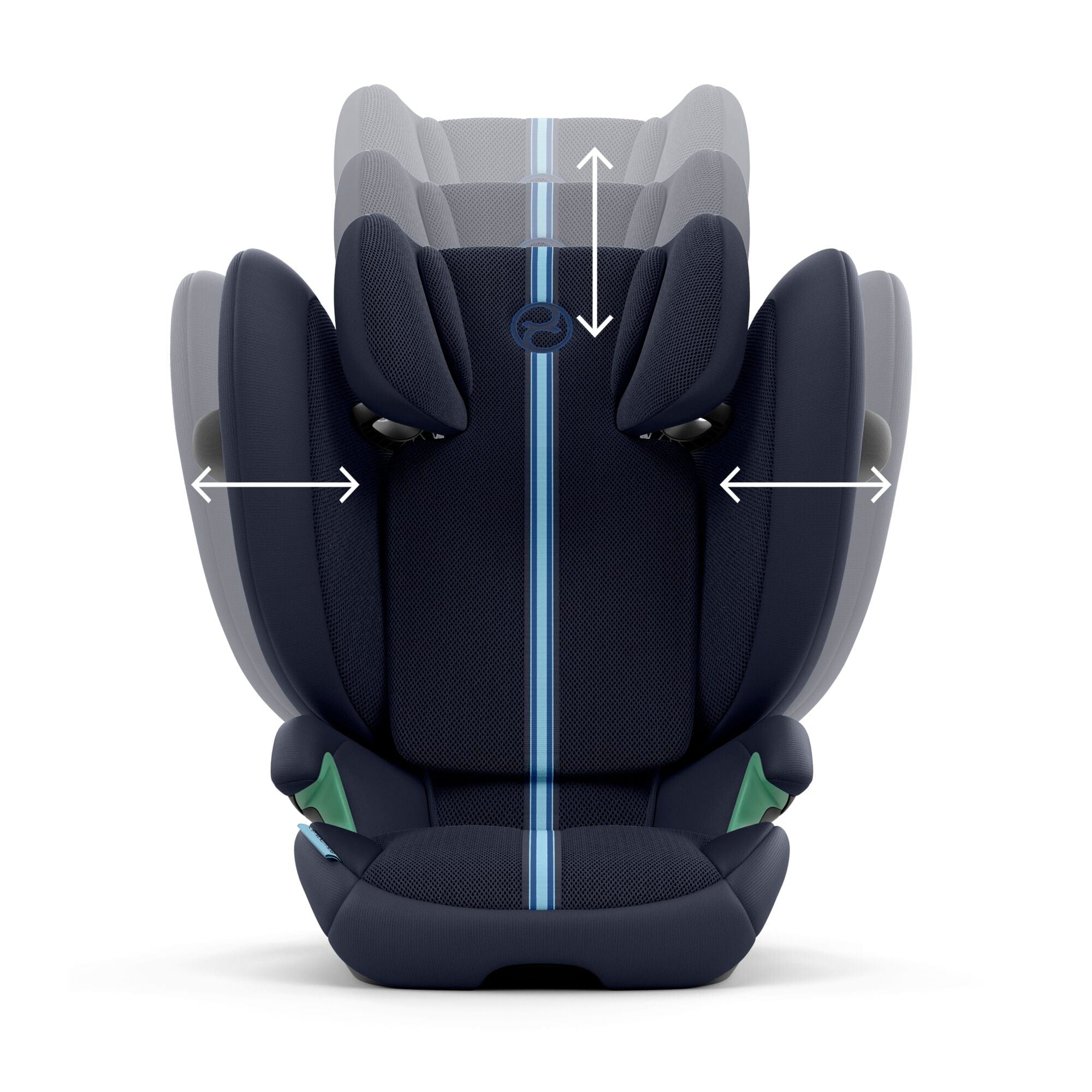 Cybex Solution G2 Plus i-Fix Highback Booster in Ocean Blue Highback Booster Seats 524000673 4063846470181