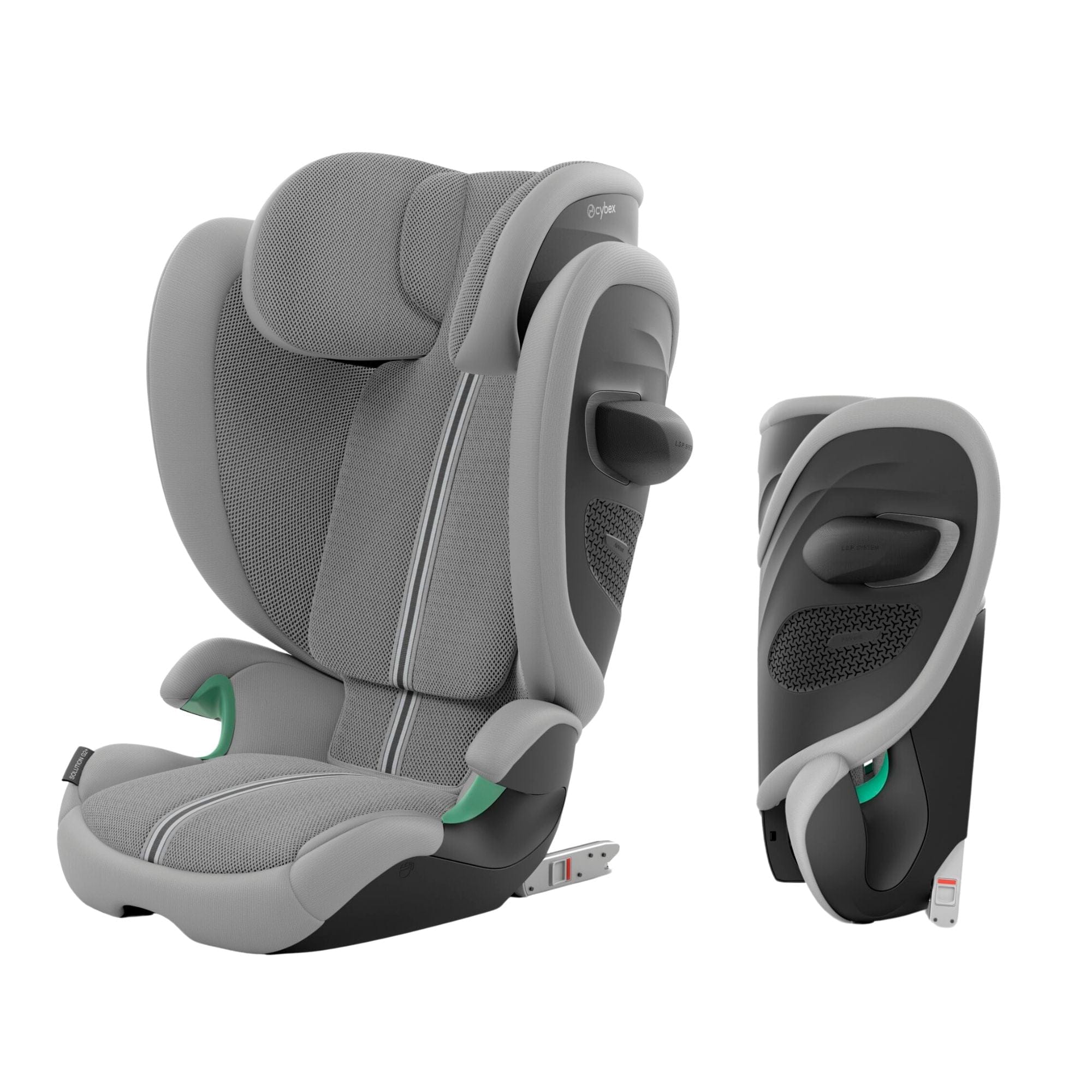 Cybex Solution G2 Plus i-Fix Highback Booster in Stone Grey Highback Booster Seats 524000667 4063846470105