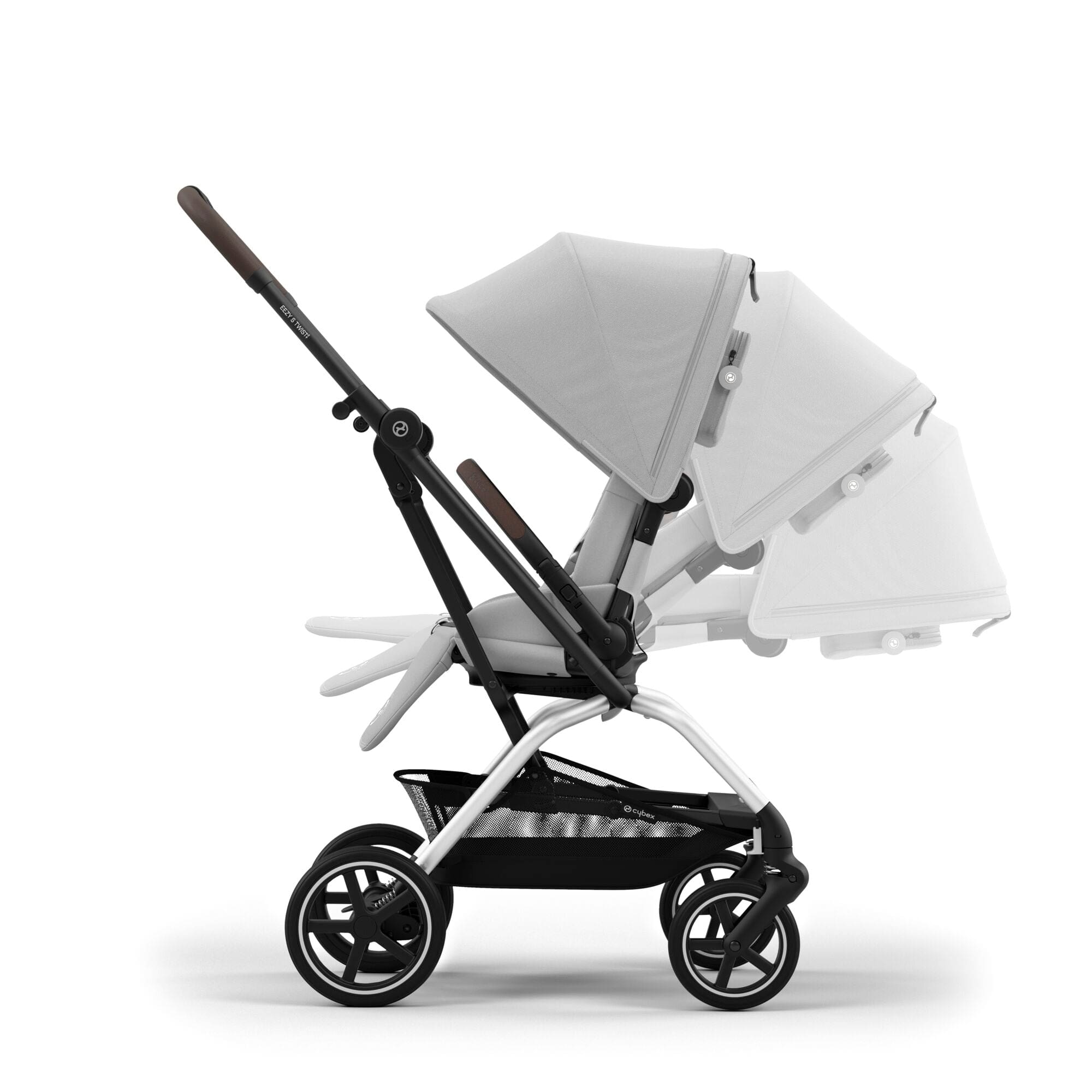 Cybex Eezy S Twist+ 2 in Fog Grey/Light Grey Pushchairs & Buggies 524000099 4063846450329