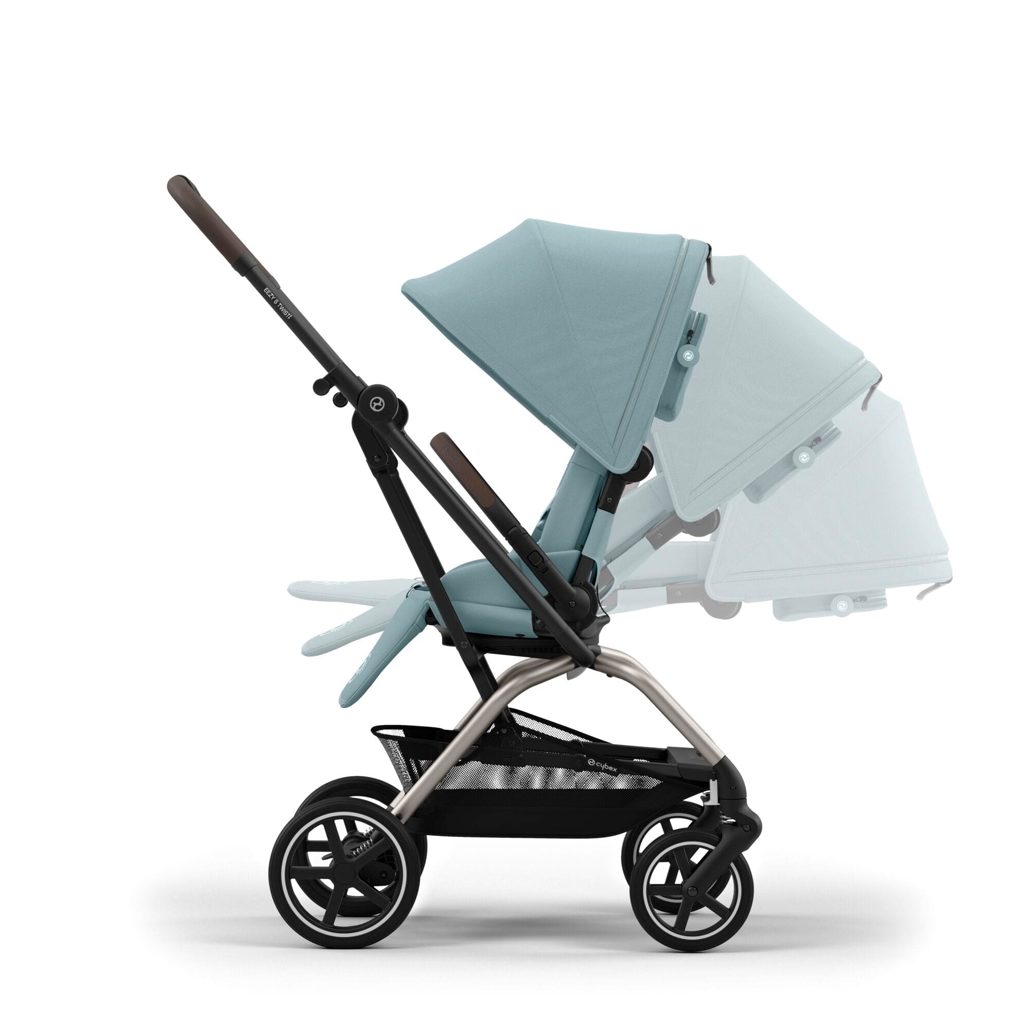 Cybex Eezy S Twist+ 2 in Stormy Blue/Light Blue Pushchairs & Buggies 524000115 4063846450442