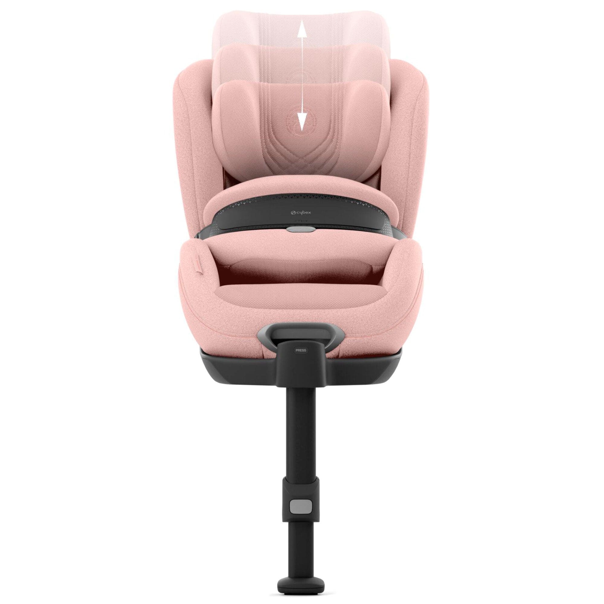 Cybex Anoris T2 i-Size Plus Car Seat in Peach Pink Toddler Car Seats 523001075 4063846424276