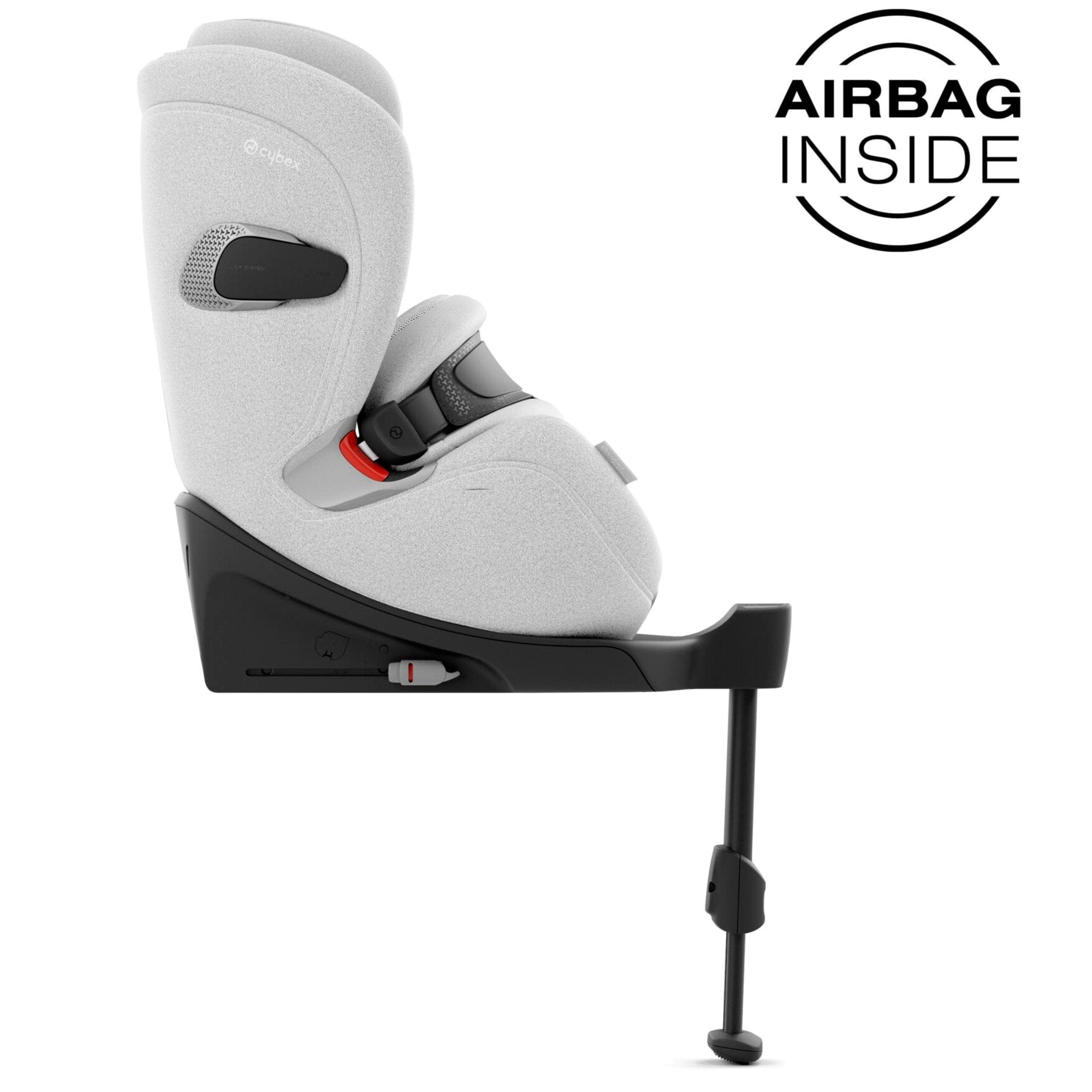 Cybex Anoris T2 i-Size Plus Car Seat in Platinum White Toddler Car Seats 523001071 4063846424191