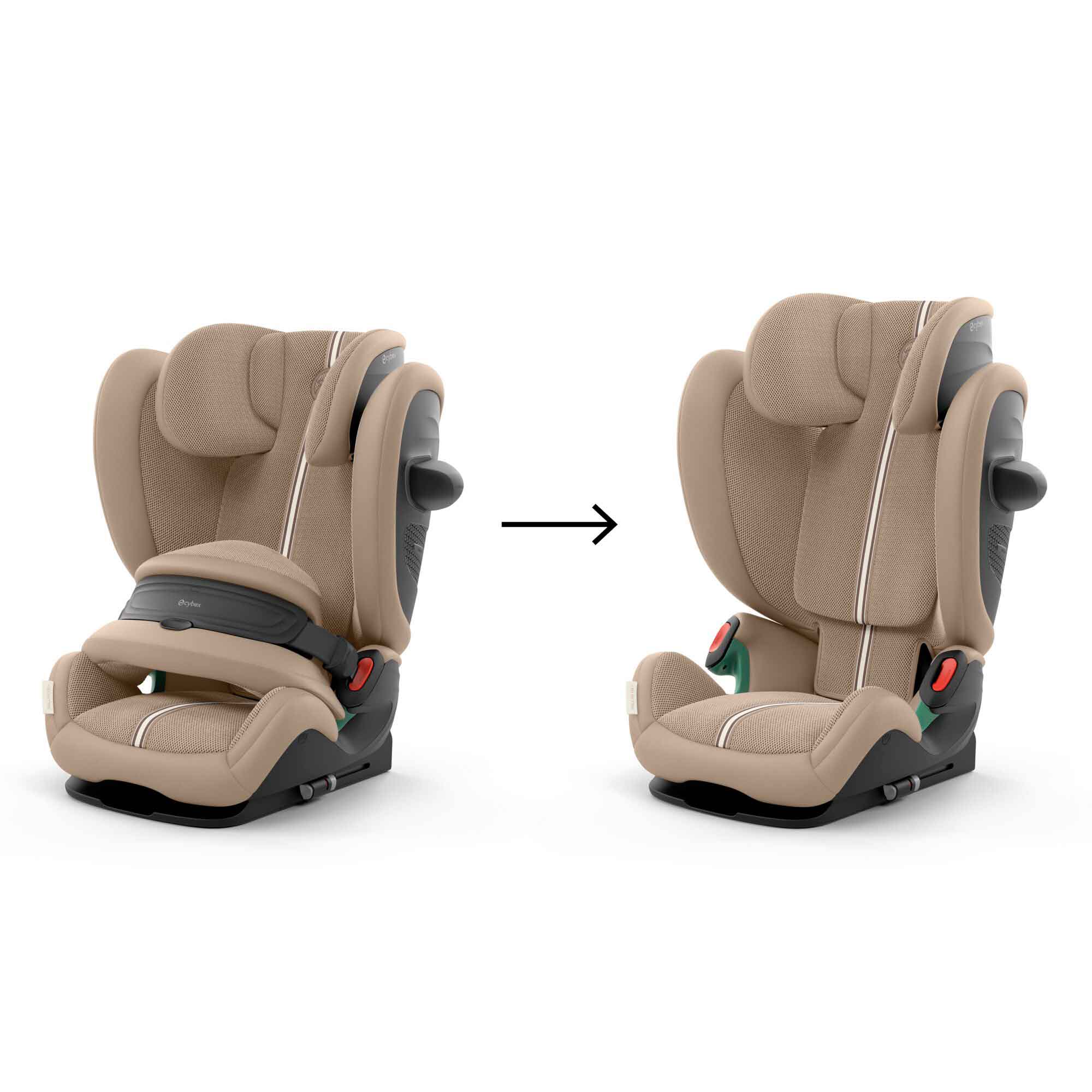 Cybex Pallas G2 i-Size Plus Car Seat in Almond Beige Toddler Car Seats 524000587 4063846467013