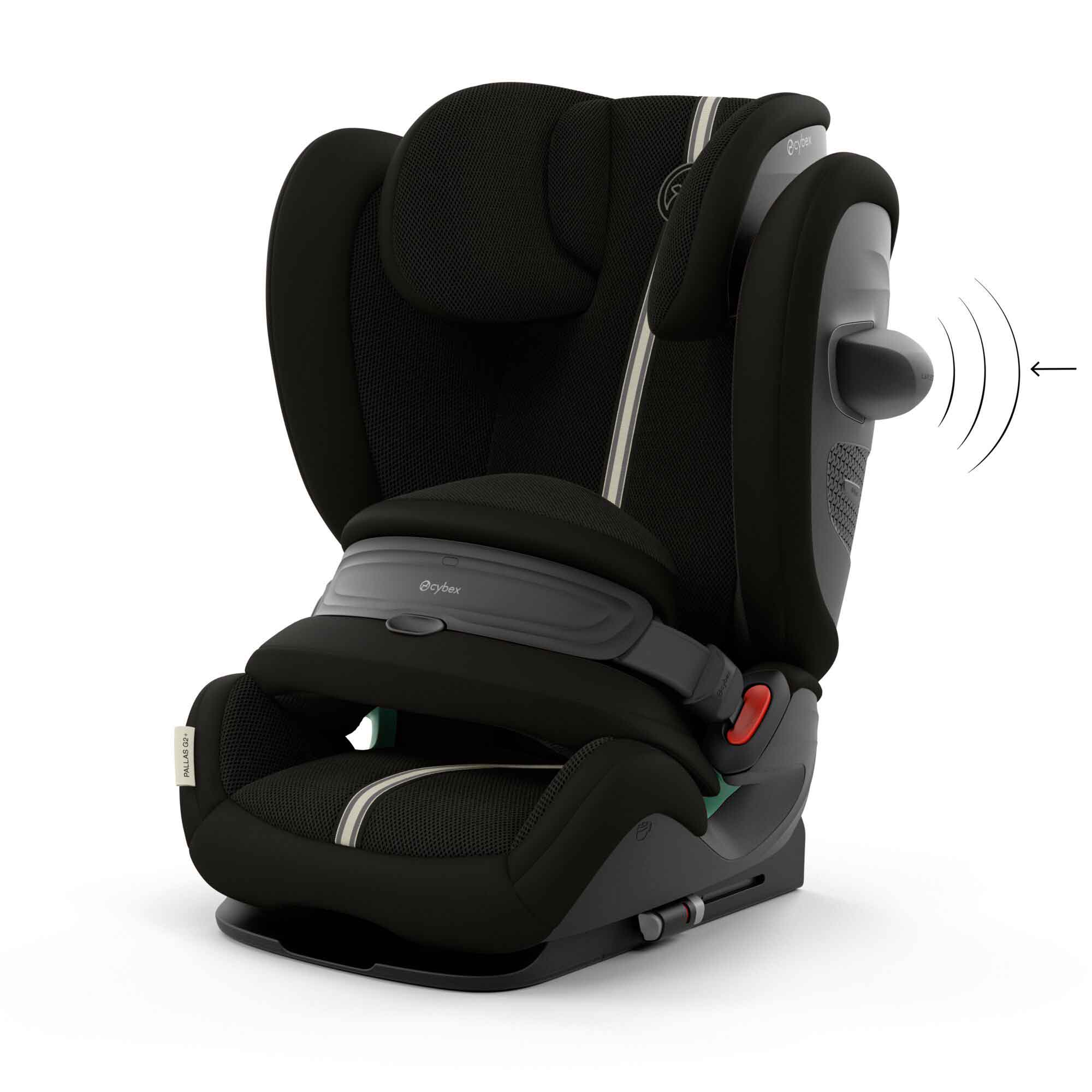 Cybex Pallas G2 i-Size Plus Car Seat in Moon Black Toddler Car Seats 524000563 4063846466818