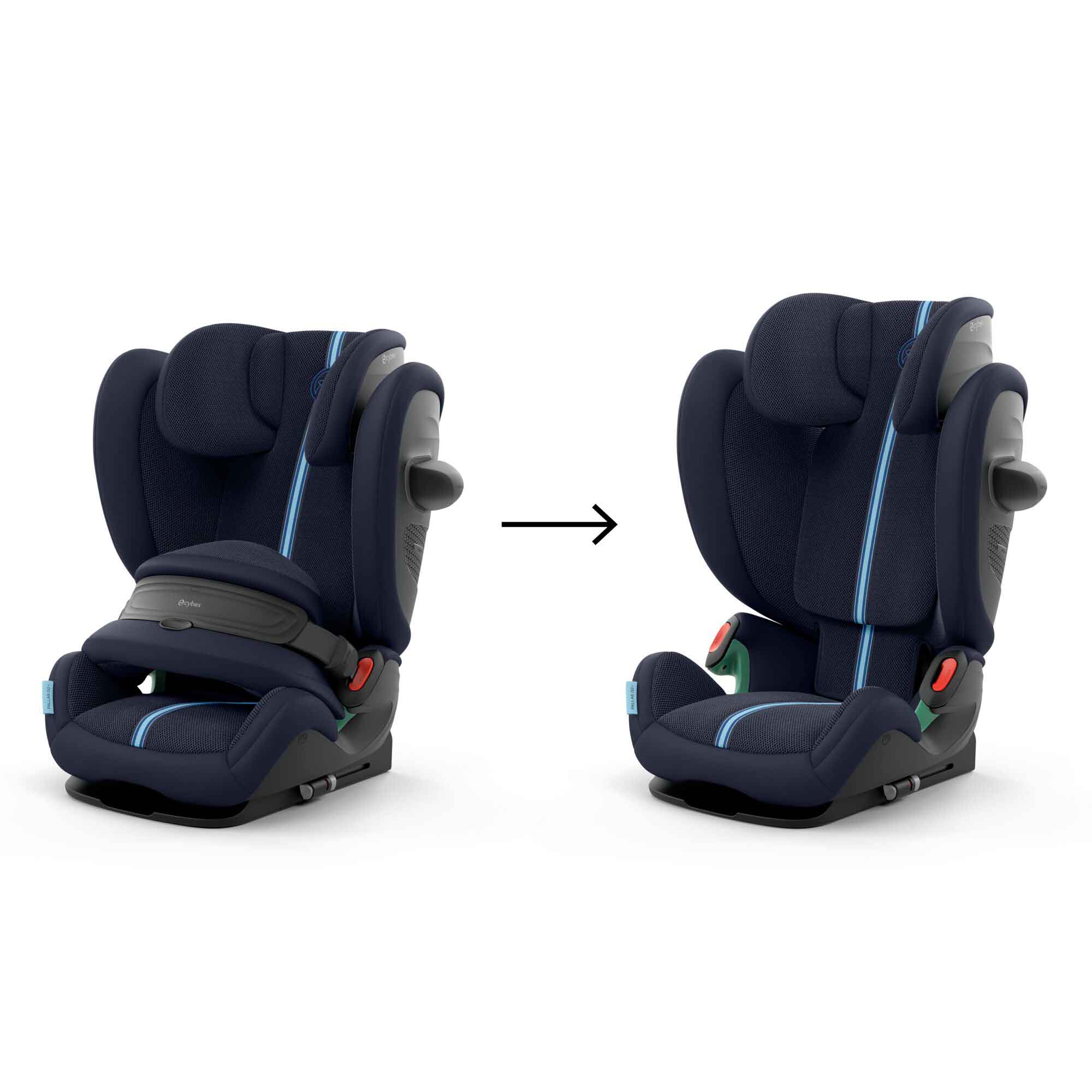 Cybex Pallas G2 i-Size Plus Car Seat in Ocean Blue Toddler Car Seats 524000575 4063846466917