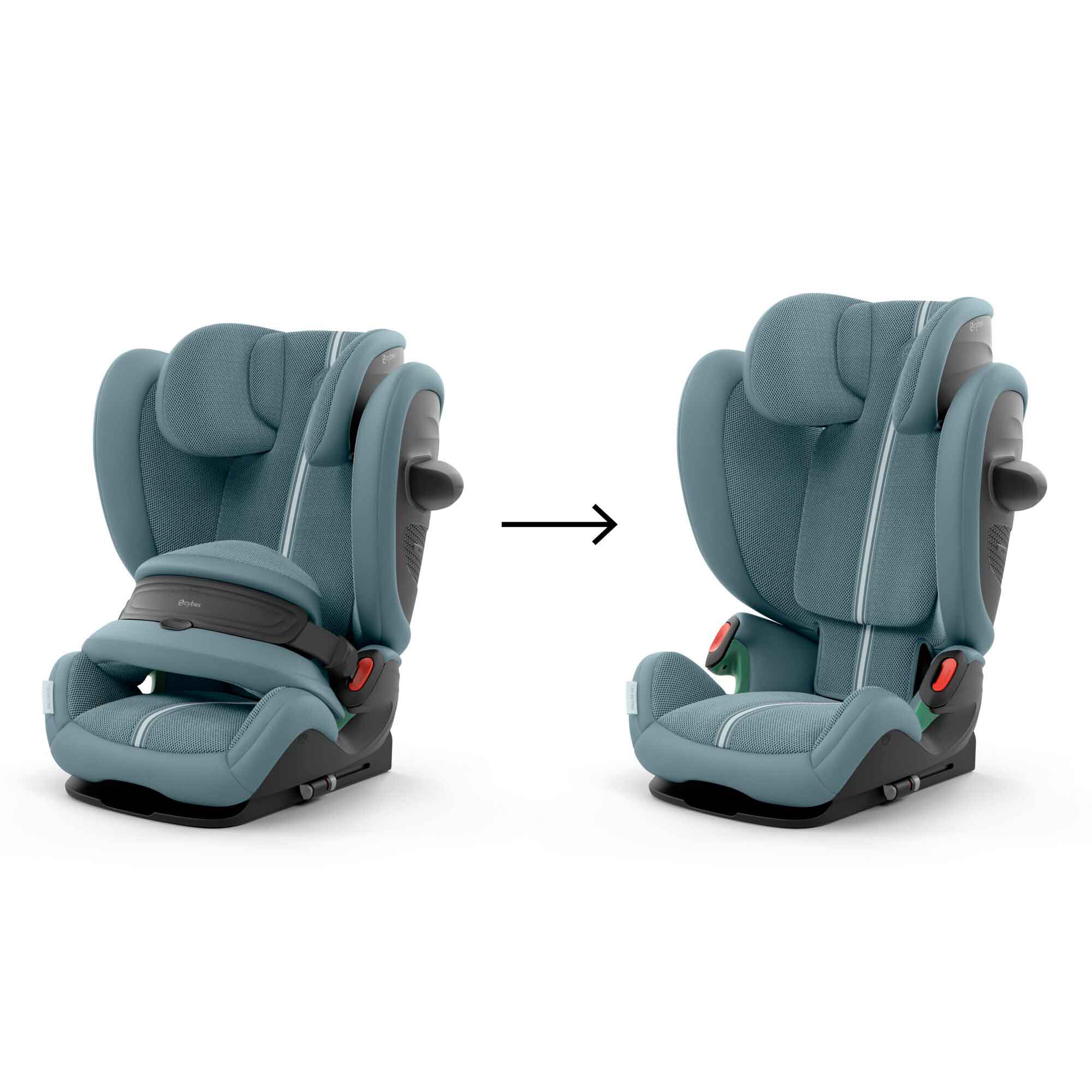 Cybex Pallas G2 i-Size Plus Car Seat in Stormy Blue Toddler Car Seats 524000581 4063846466962