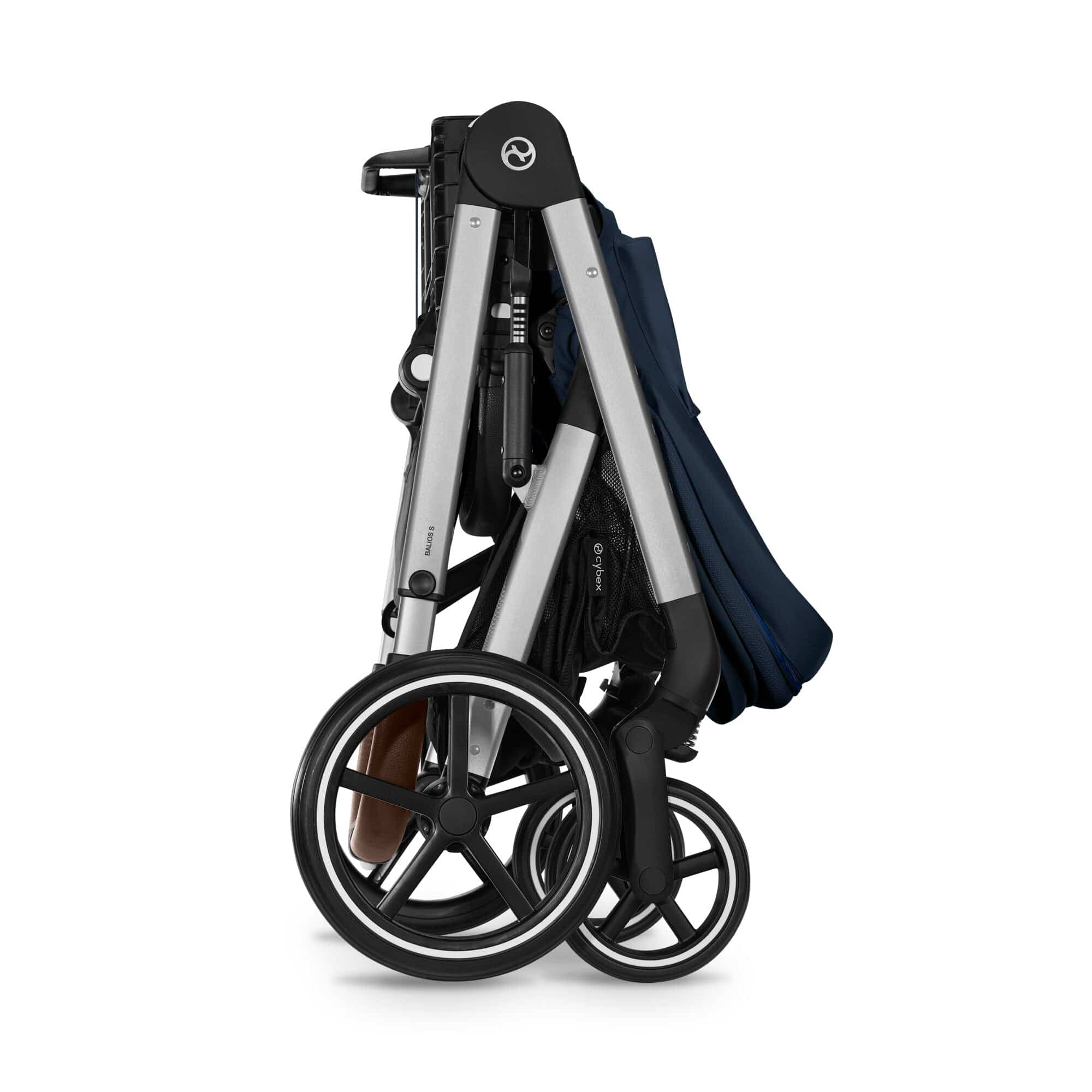 Cybex Balios S Lux Comfort Bundle in Silver/Ocean Blue Travel Systems