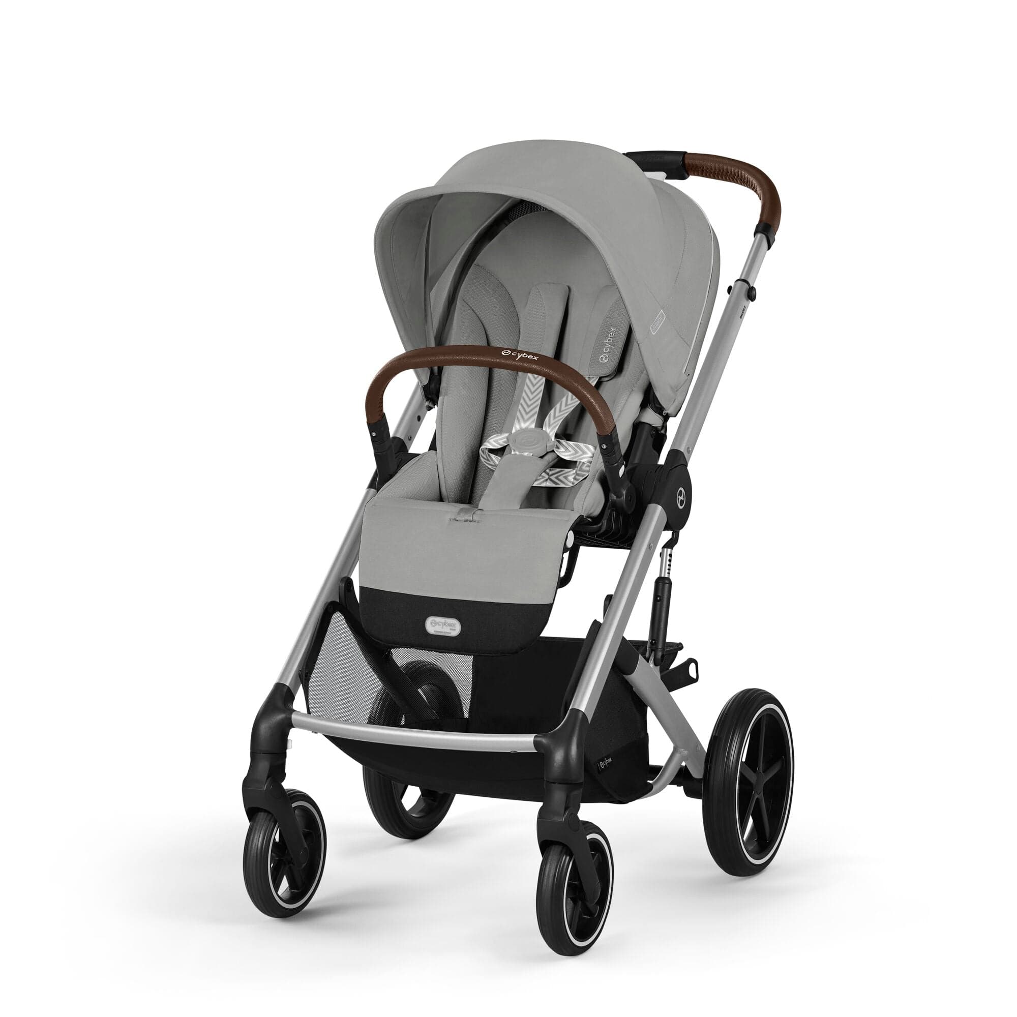 Cybex Balios S Lux Comfort Bundle in Silver/Stone Grey Travel Systems