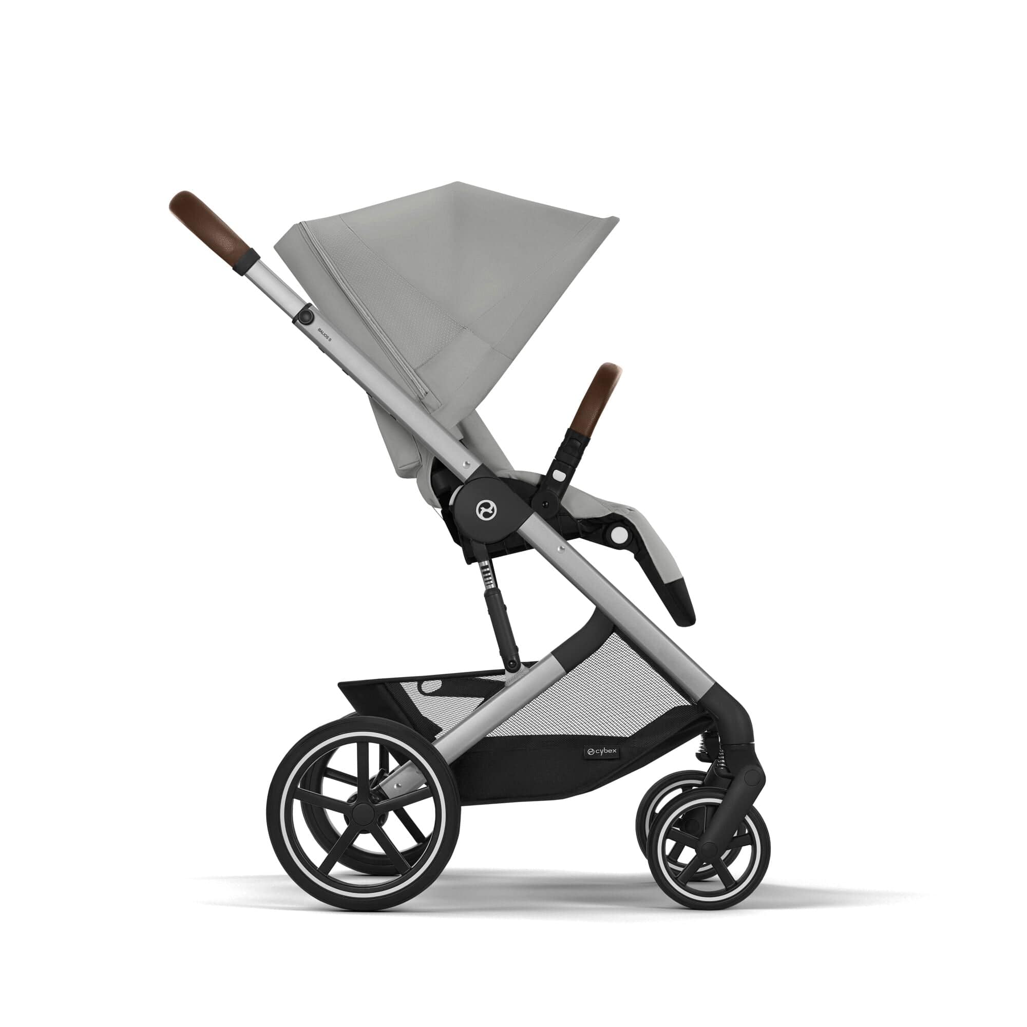 Cybex Balios S Lux Comfort Bundle in Silver/Stone Grey Travel Systems