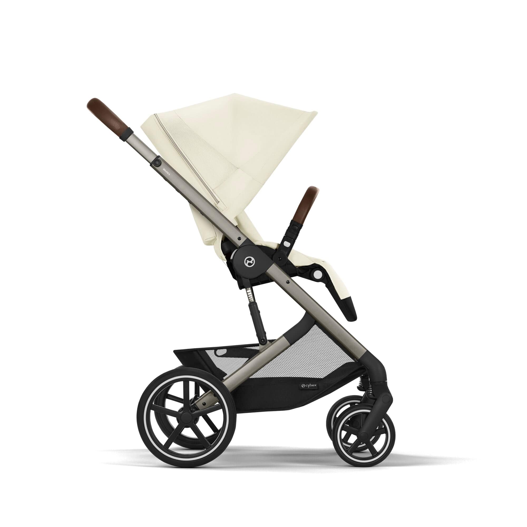 Cybex Balios S Lux Comfort Bundle in Taupe/Seashell Beige Travel Systems